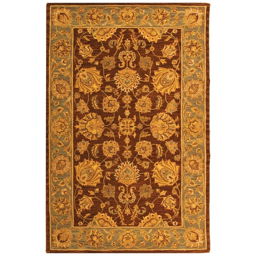 SAFAVIEH Handmade Heritage Kimono Traditional Oriental Wool Rug