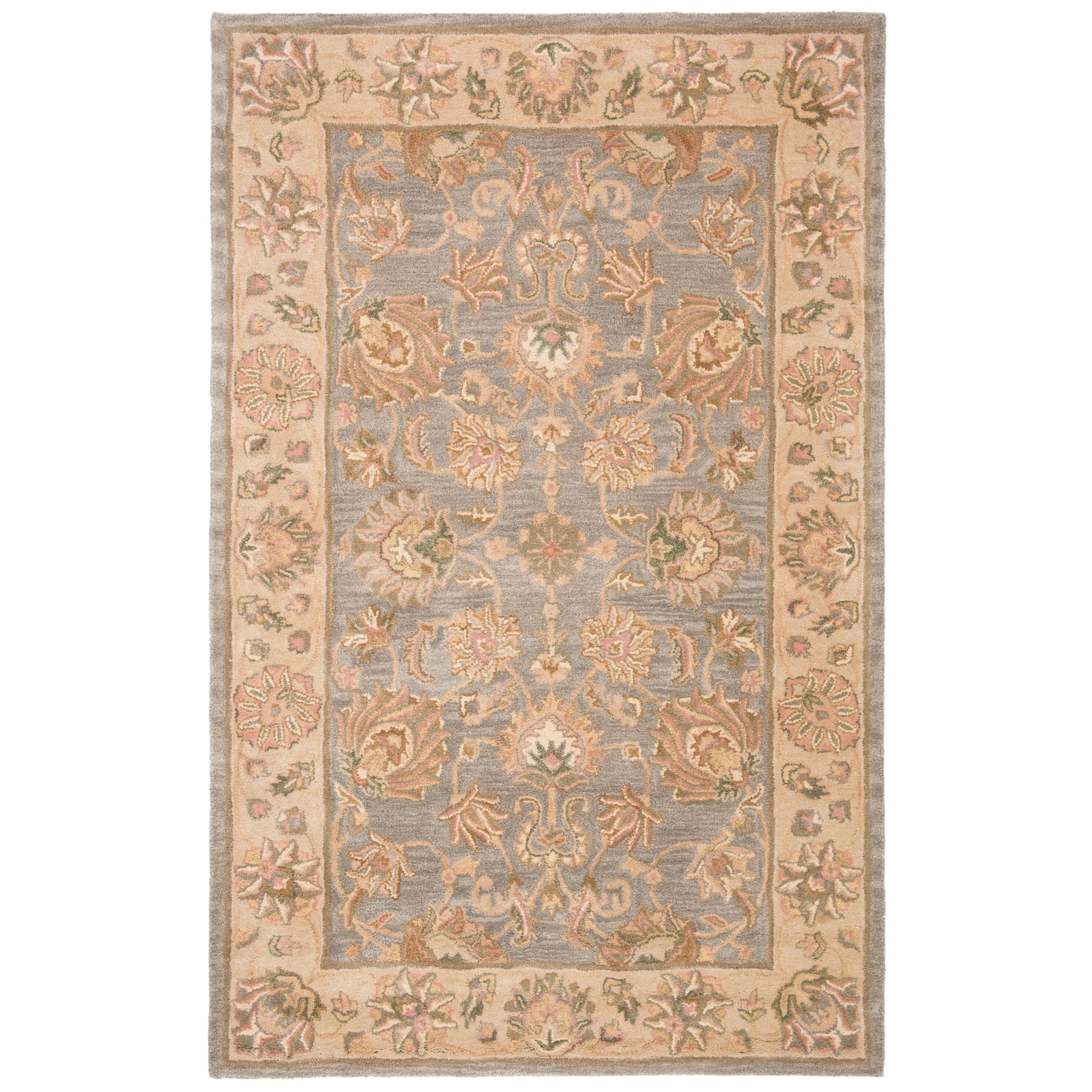 SAFAVIEH Handmade Heritage Kimono Traditional Oriental Wool Rug
