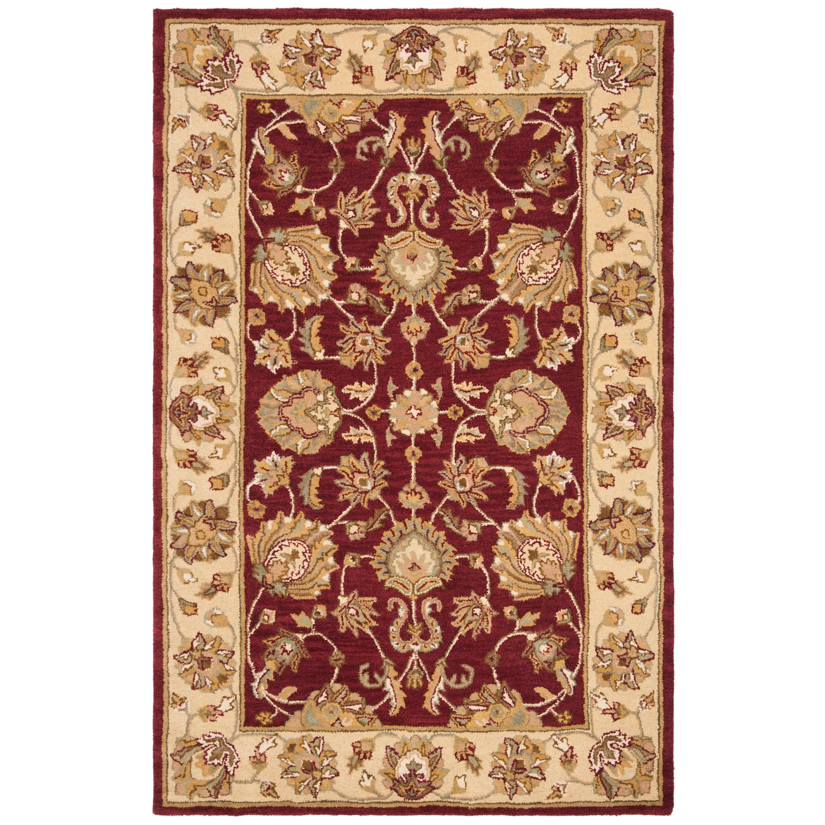 SAFAVIEH Handmade Heritage Kimono Traditional Oriental Wool Rug