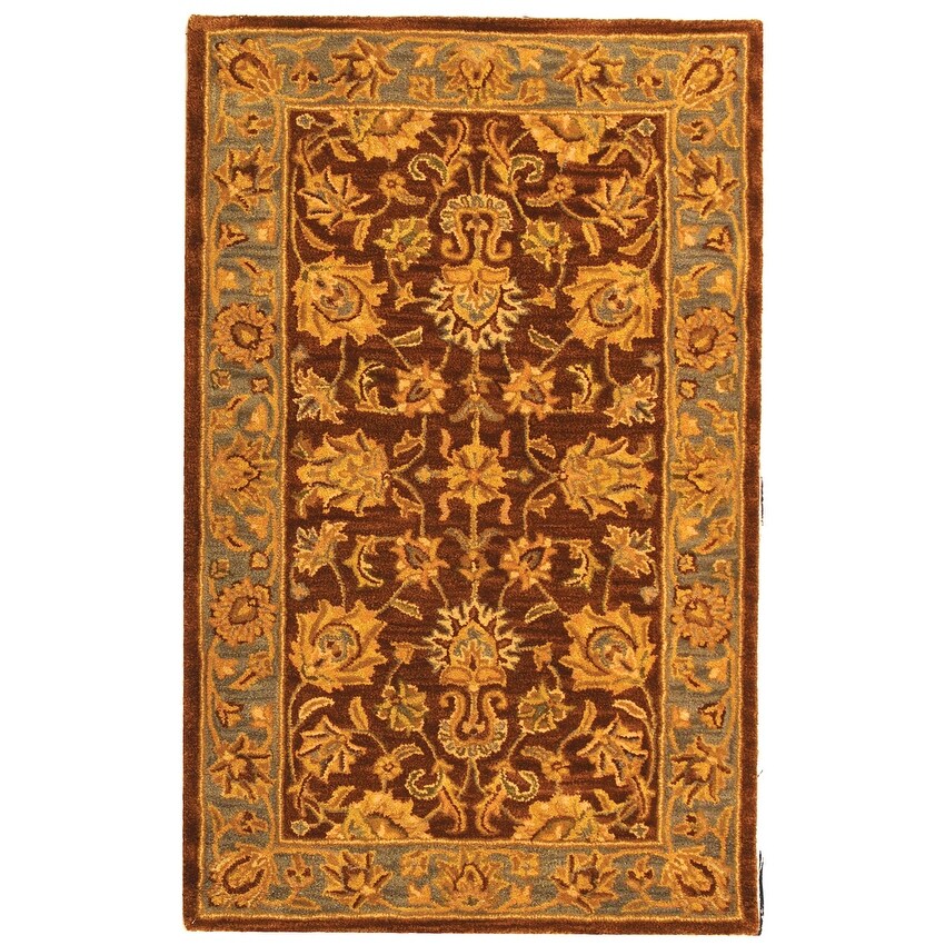 SAFAVIEH Handmade Heritage Kimono Traditional Oriental Wool Rug