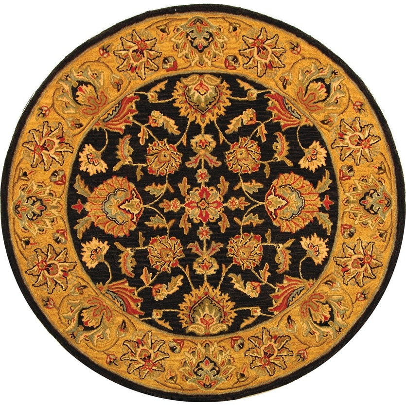 SAFAVIEH Handmade Heritage Kimono Traditional Oriental Wool Rug