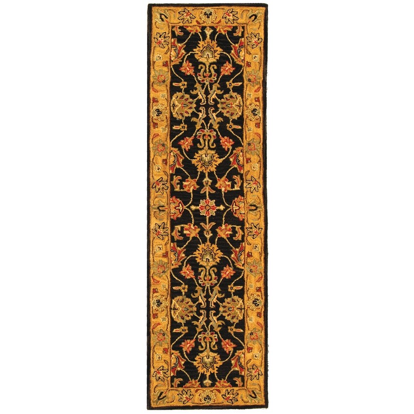 SAFAVIEH Handmade Heritage Kimono Traditional Oriental Wool Rug