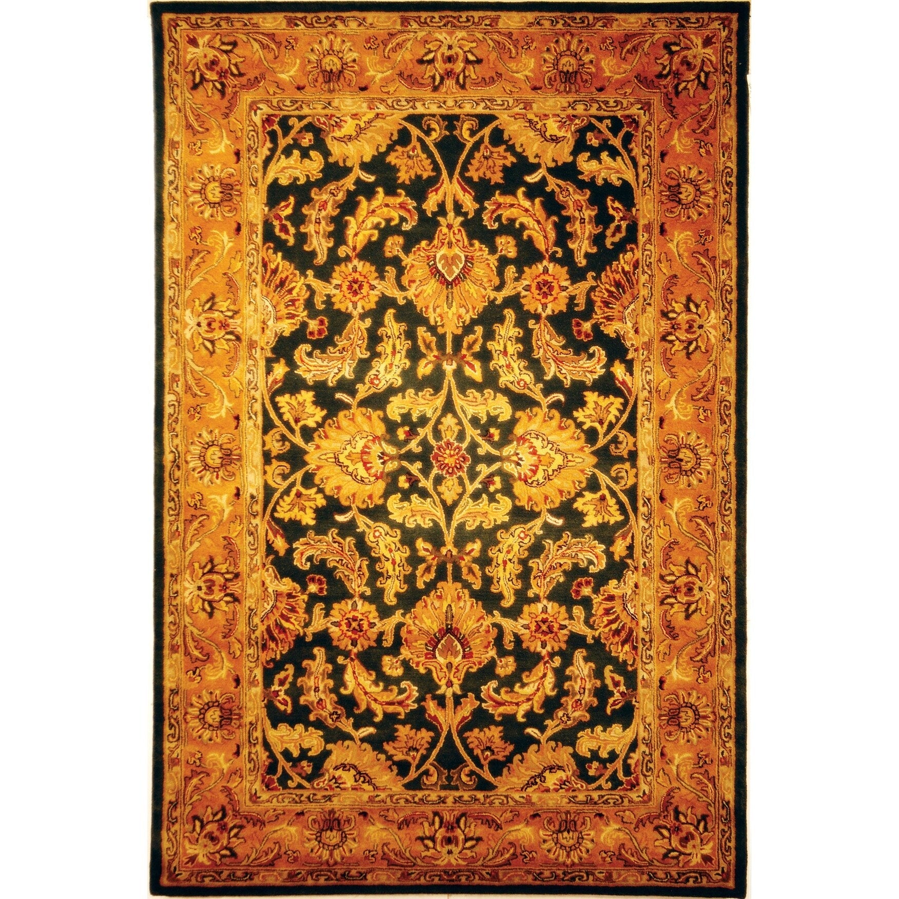 SAFAVIEH Handmade Heritage Lion Traditional Oriental Wool Rug
