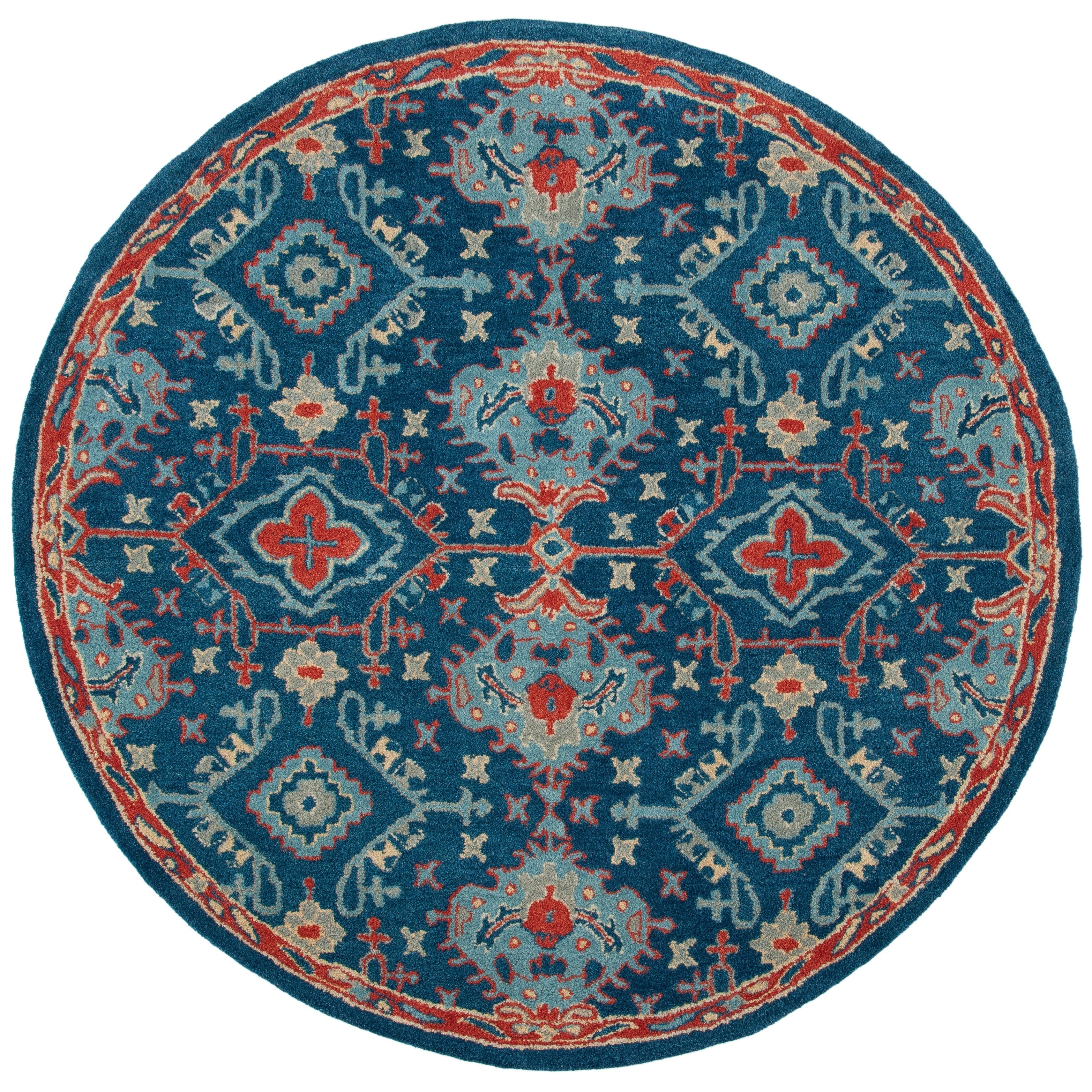SAFAVIEH Handmade Heritage Pauliina Traditional Oriental Wool Rug