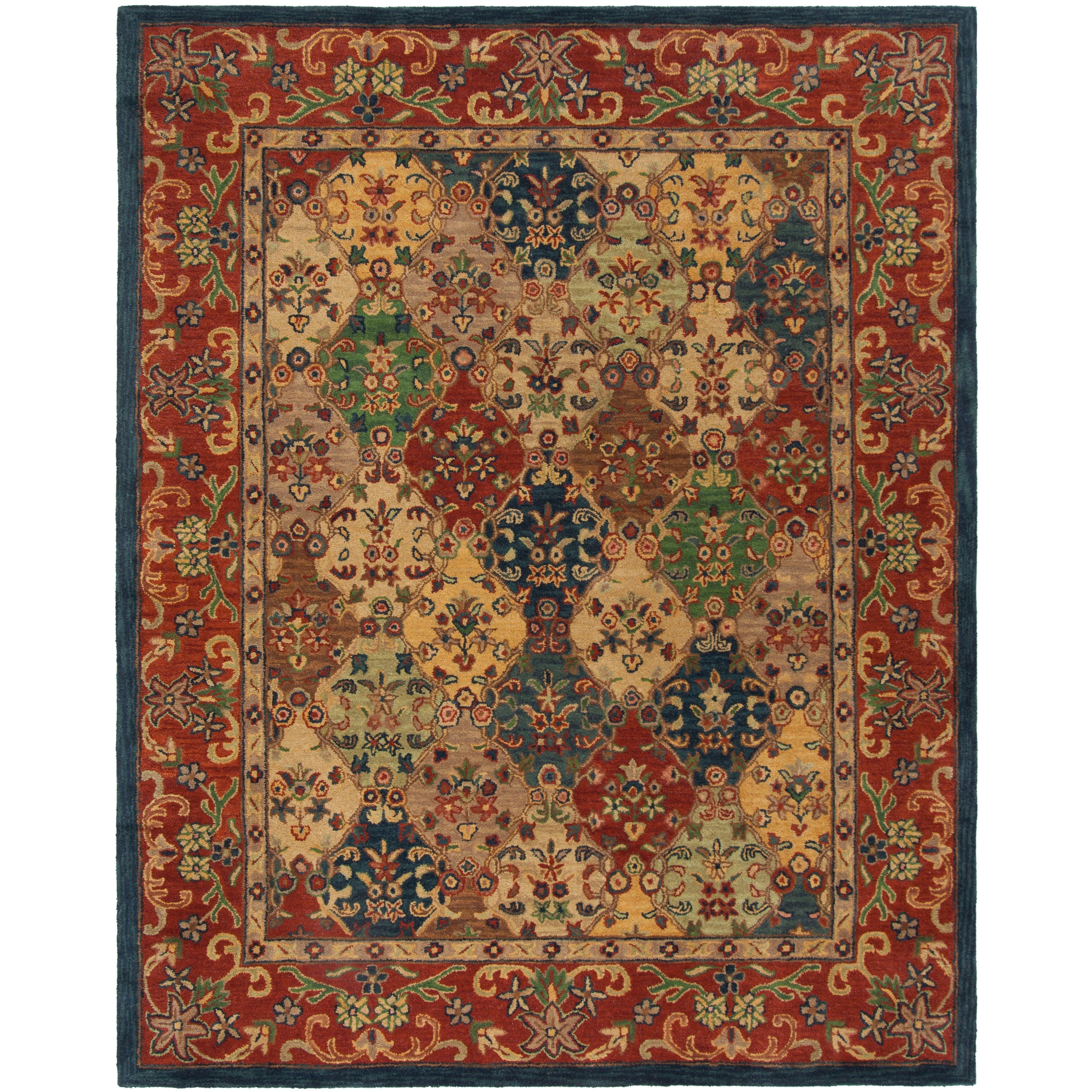 SAFAVIEH Handmade Heritage Reptilian Traditional Oriental Wool Rug
