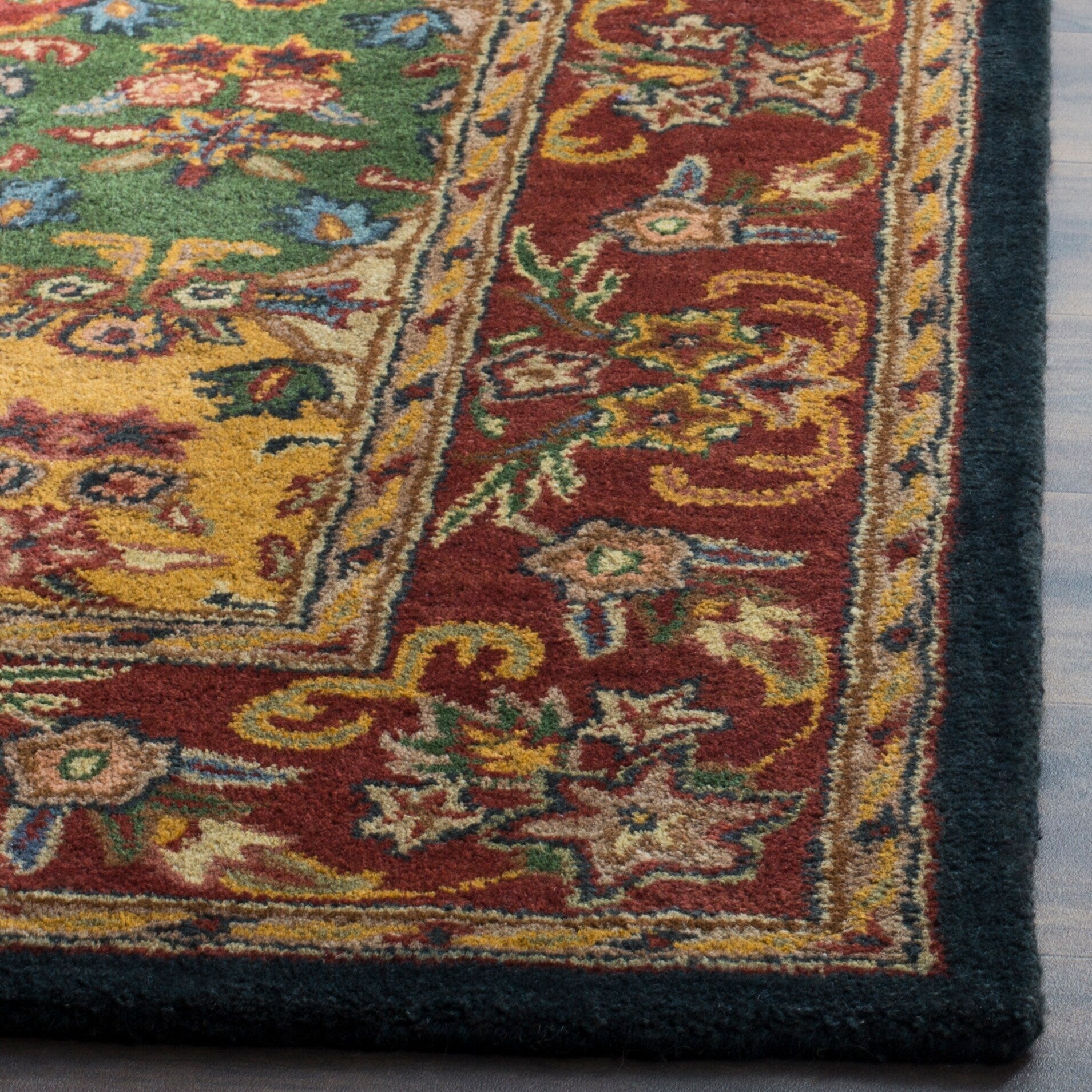 SAFAVIEH Handmade Heritage Reptilian Traditional Oriental Wool Rug