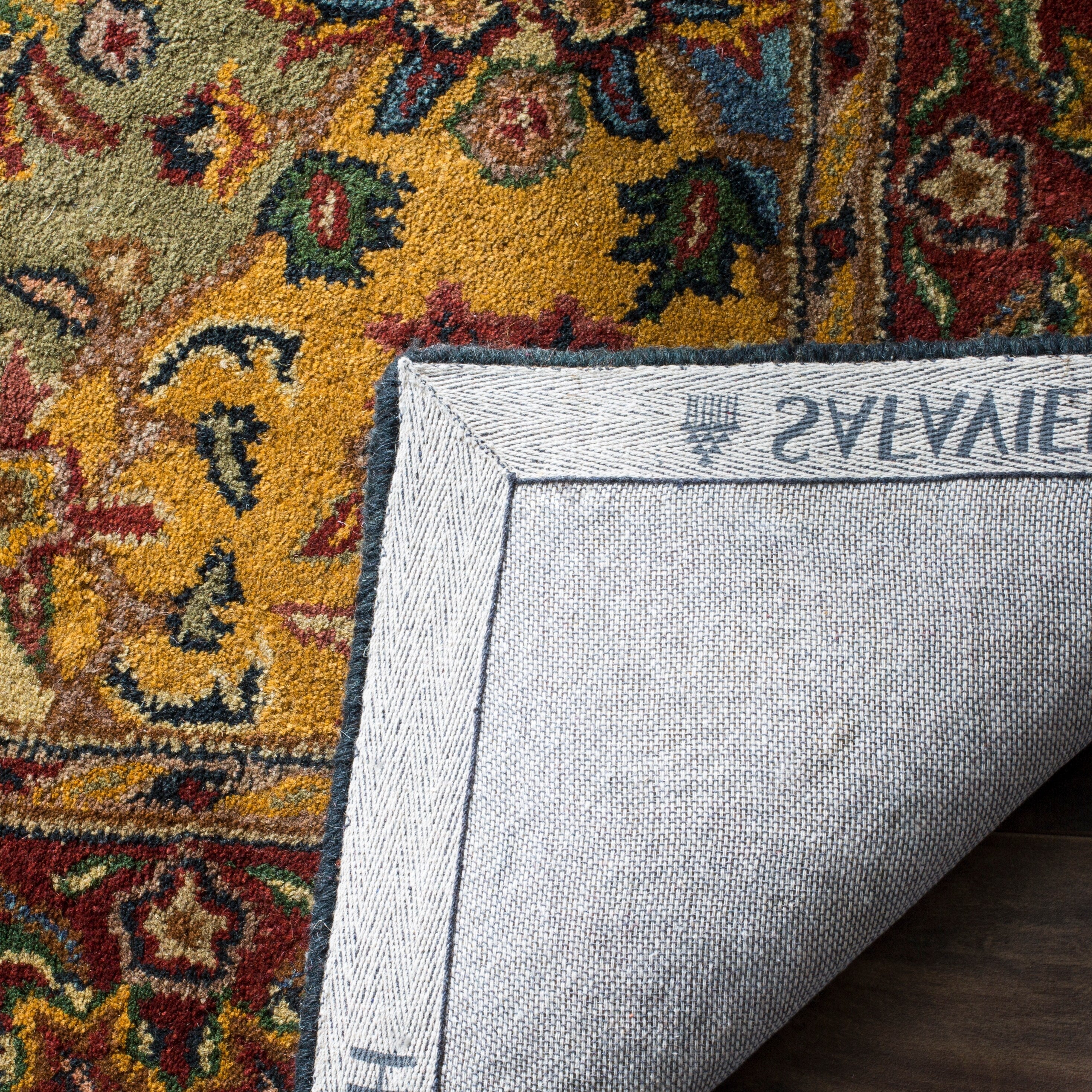 SAFAVIEH Handmade Heritage Reptilian Traditional Oriental Wool Rug