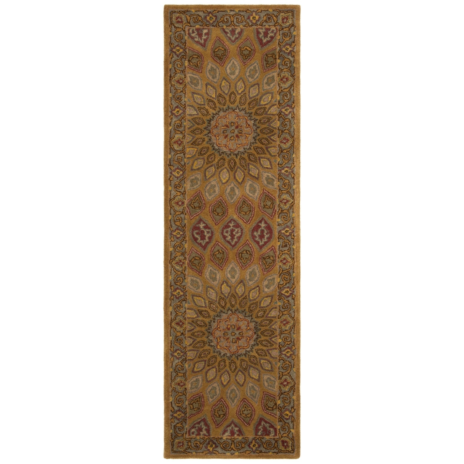 SAFAVIEH Handmade Heritage Wayfarer Traditional Oriental Wool Rug