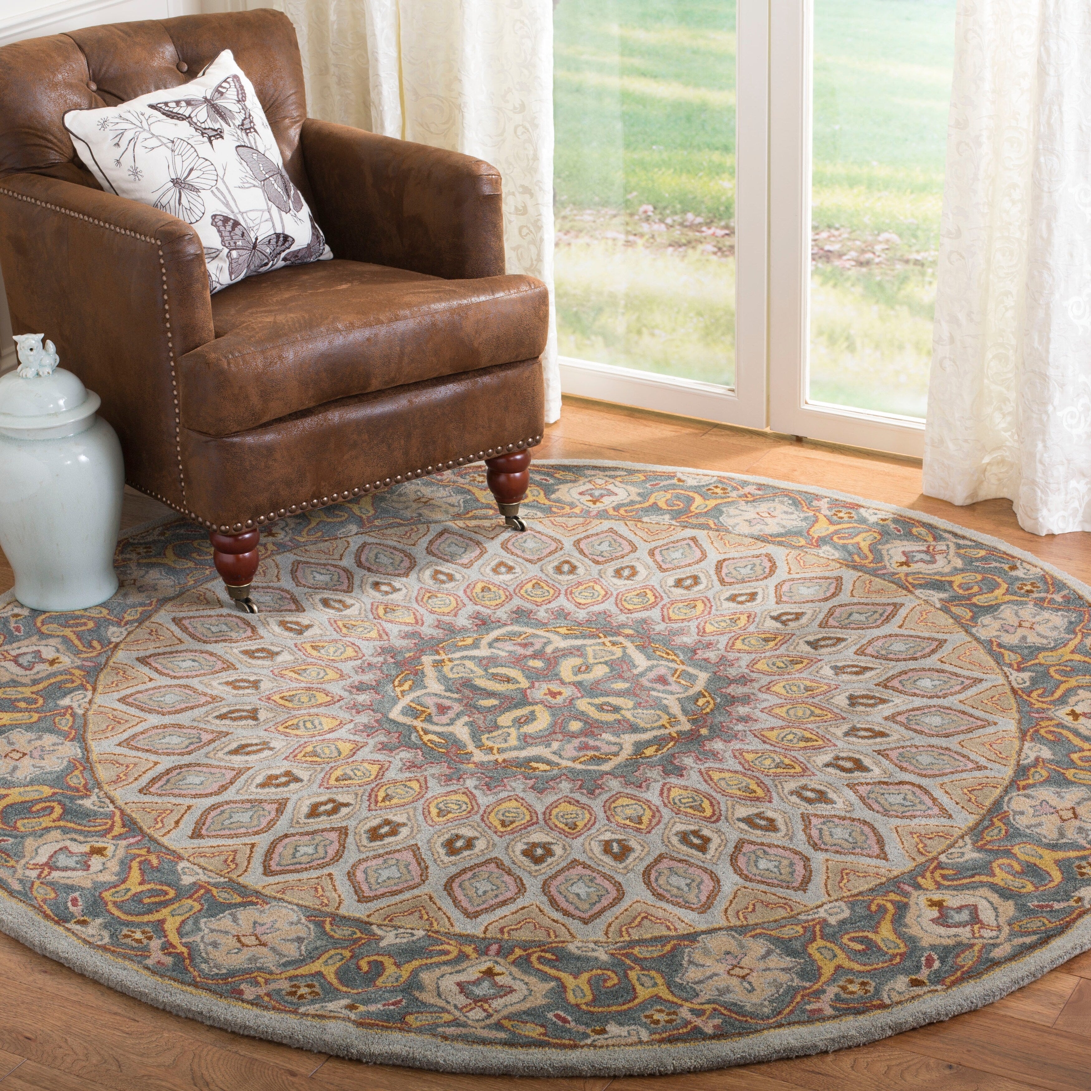 SAFAVIEH Handmade Heritage Wayfarer Traditional Oriental Wool Rug