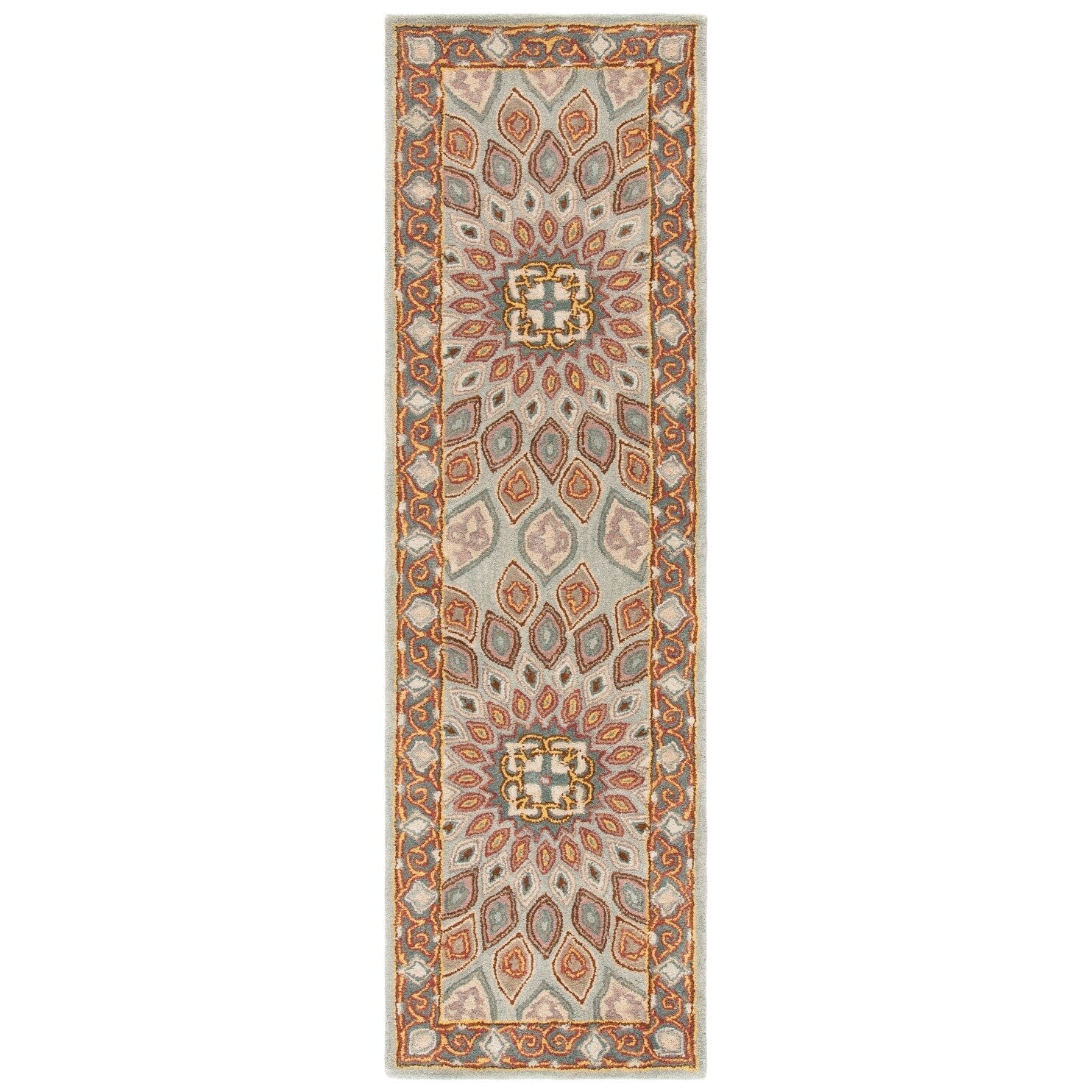 SAFAVIEH Handmade Heritage Wayfarer Traditional Oriental Wool Rug
