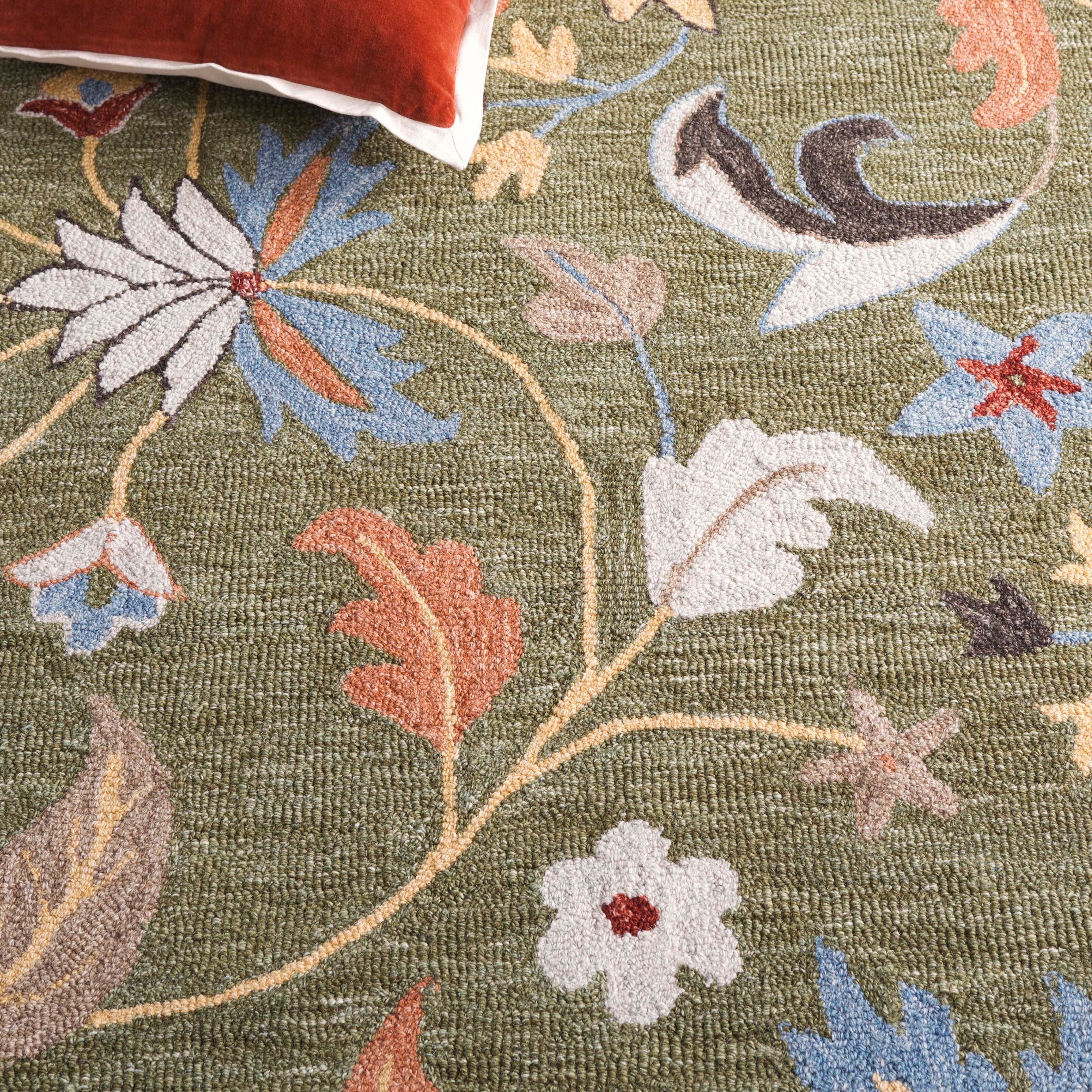 SAFAVIEH Handmade Jardin Asya Country Wool Rug