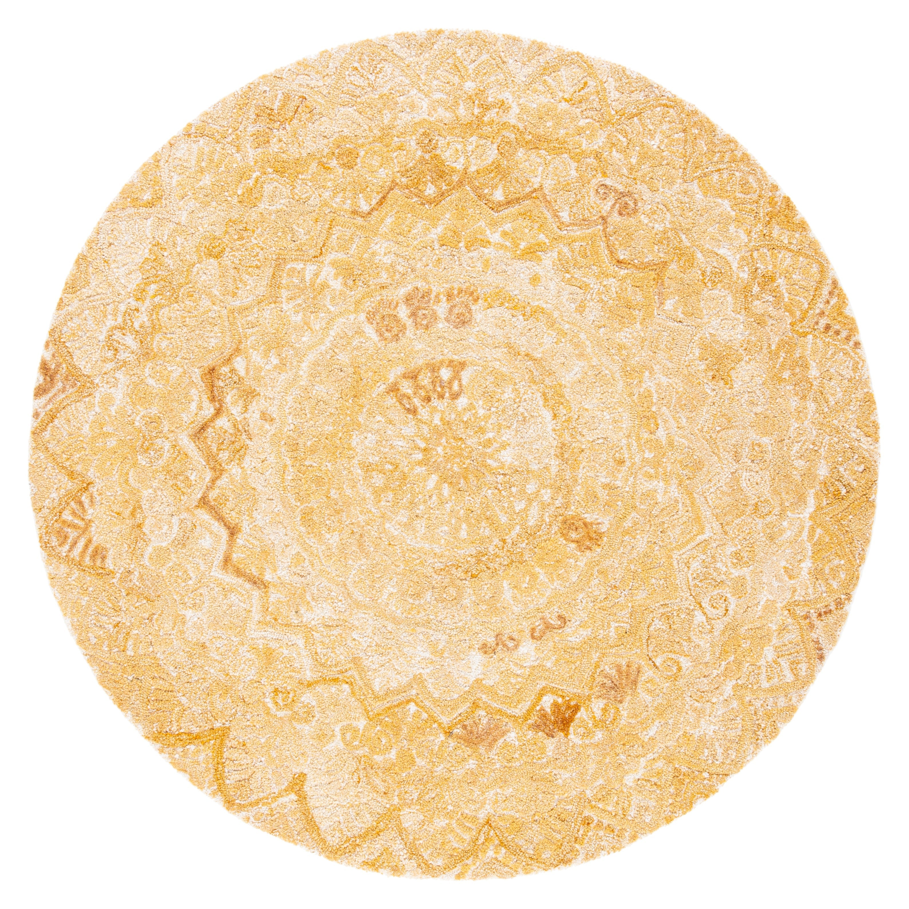 SAFAVIEH Handmade Marquee Carlijn Modern Medallion Wool Rug