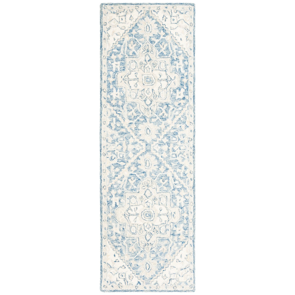 SAFAVIEH Handmade Micro-Loop Gulseven Medallion Wool Rug