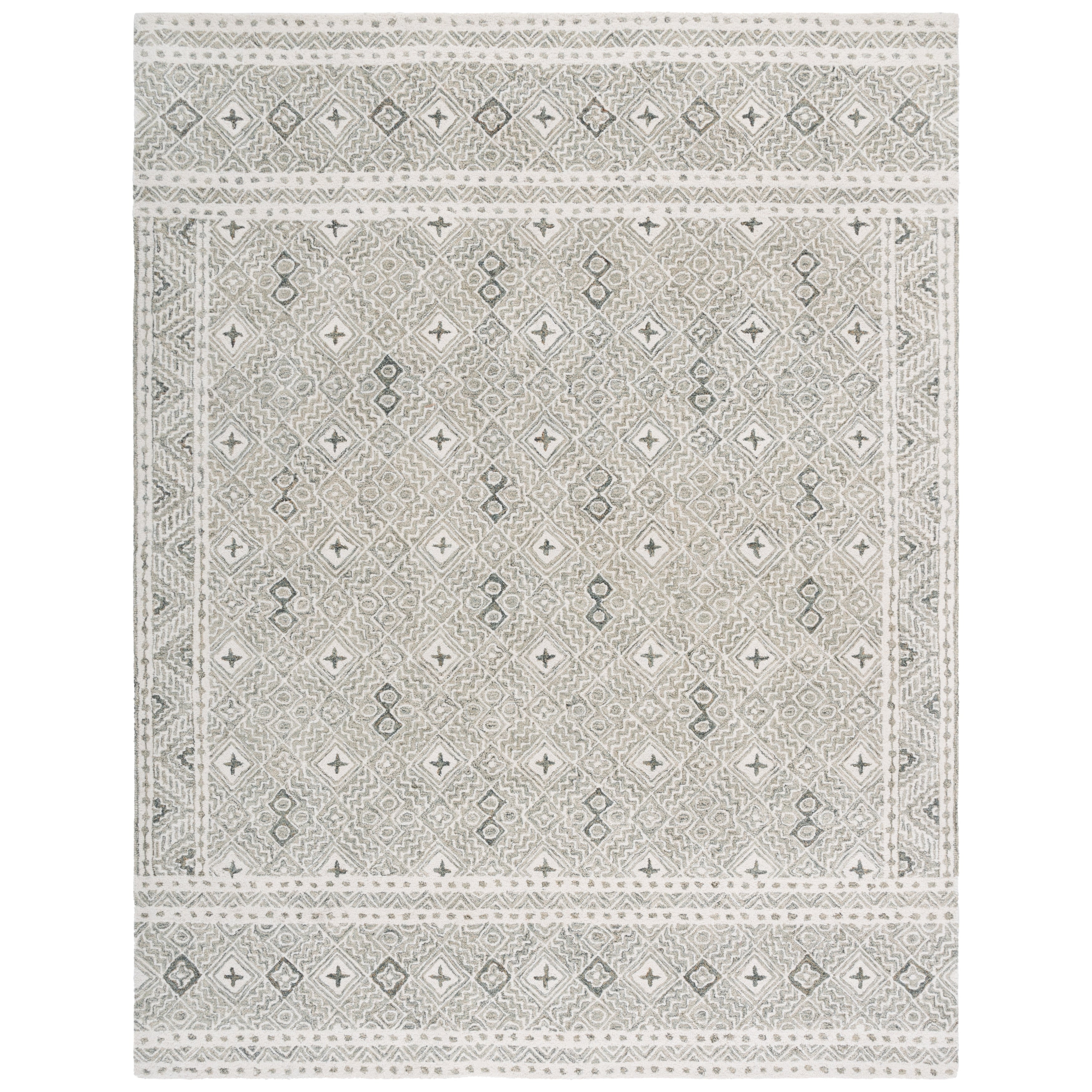 SAFAVIEH Handmade Micro-Loop Lutetia Wool Rug