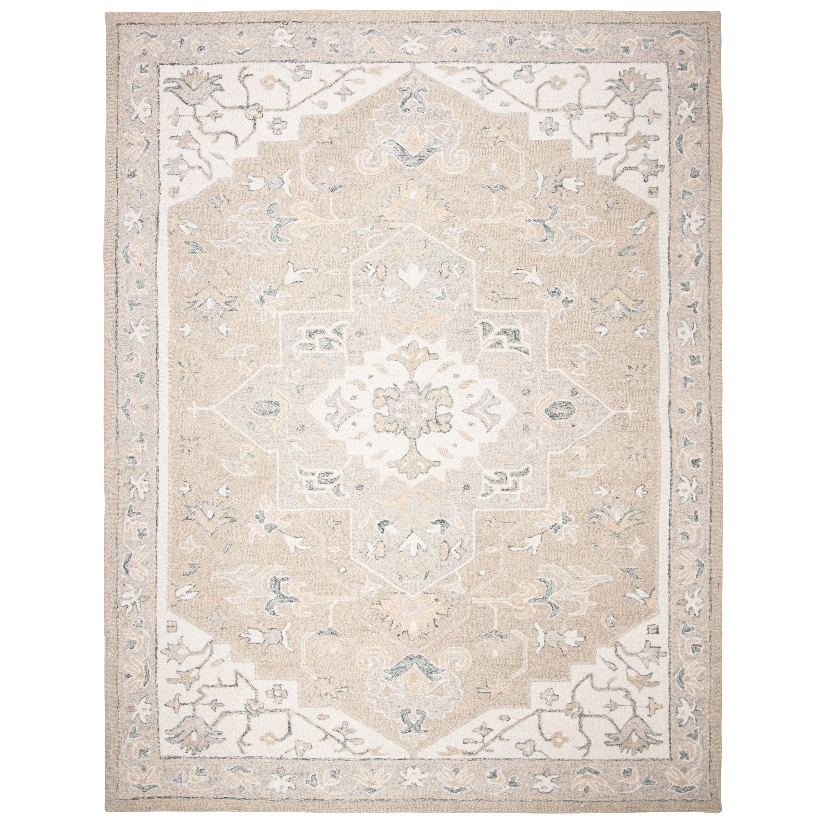 SAFAVIEH Handmade Micro-Loop Selveta Wool Rug