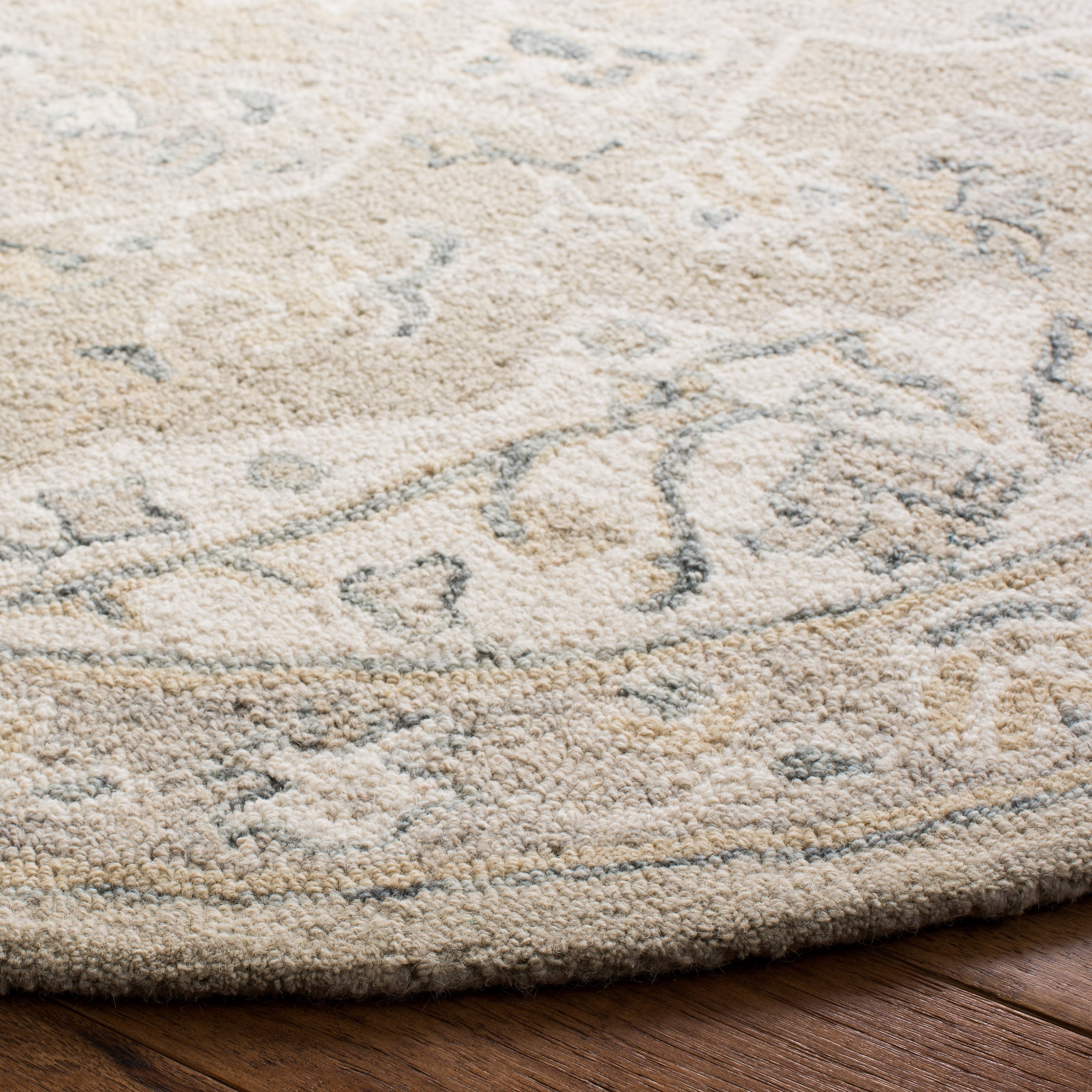 SAFAVIEH Handmade Micro-Loop Selveta Wool Rug