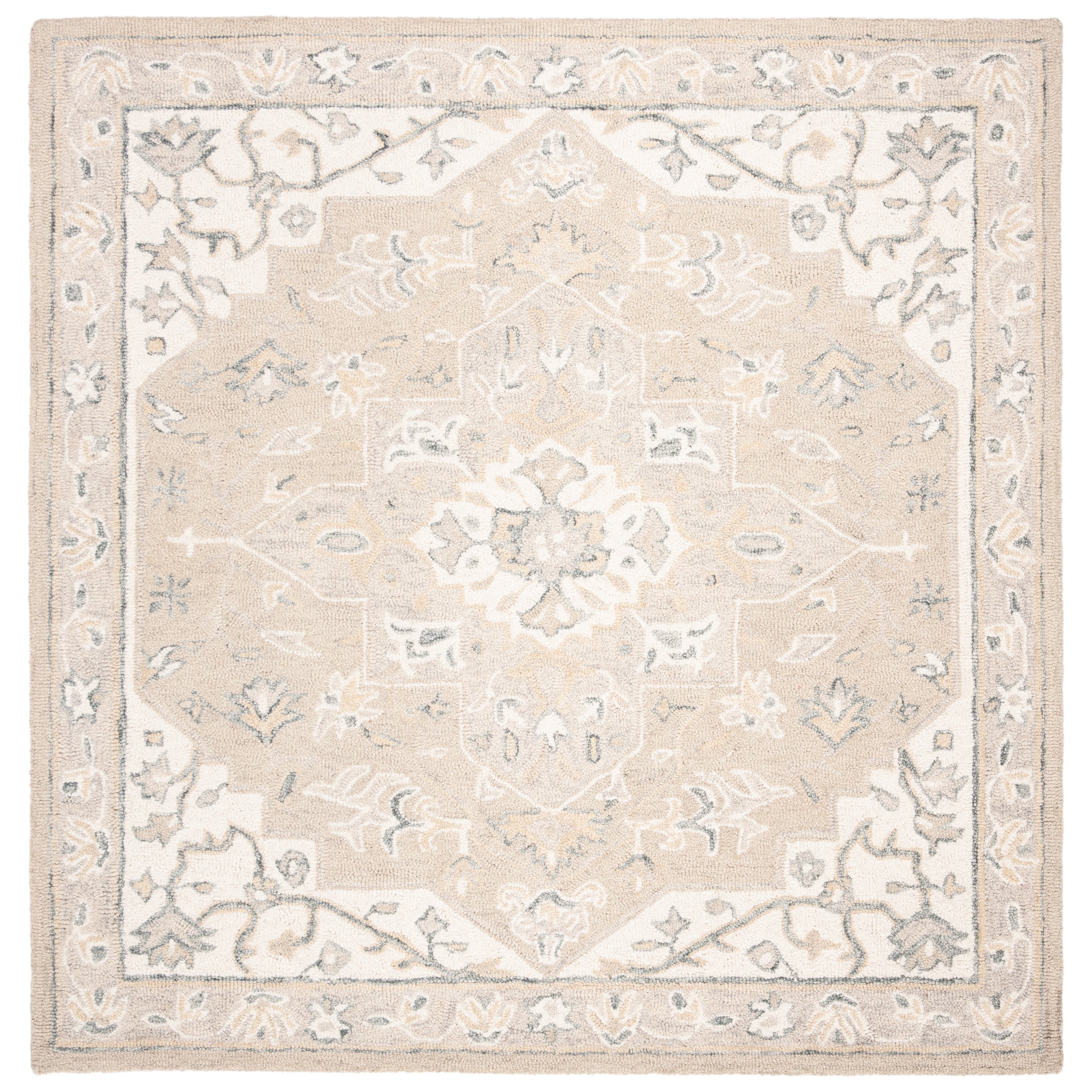 SAFAVIEH Handmade Micro-Loop Selveta Wool Rug