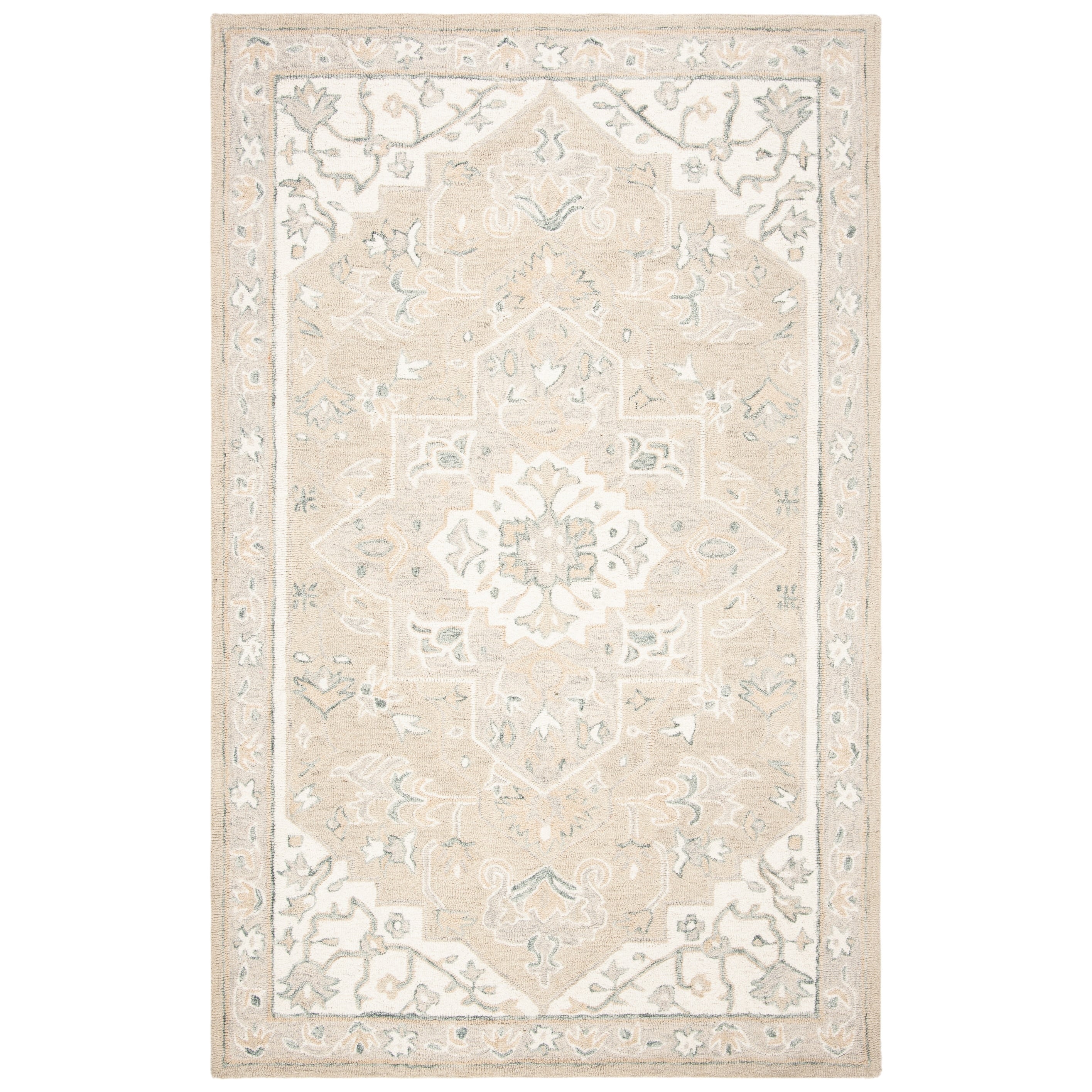 SAFAVIEH Handmade Micro-Loop Selveta Wool Rug