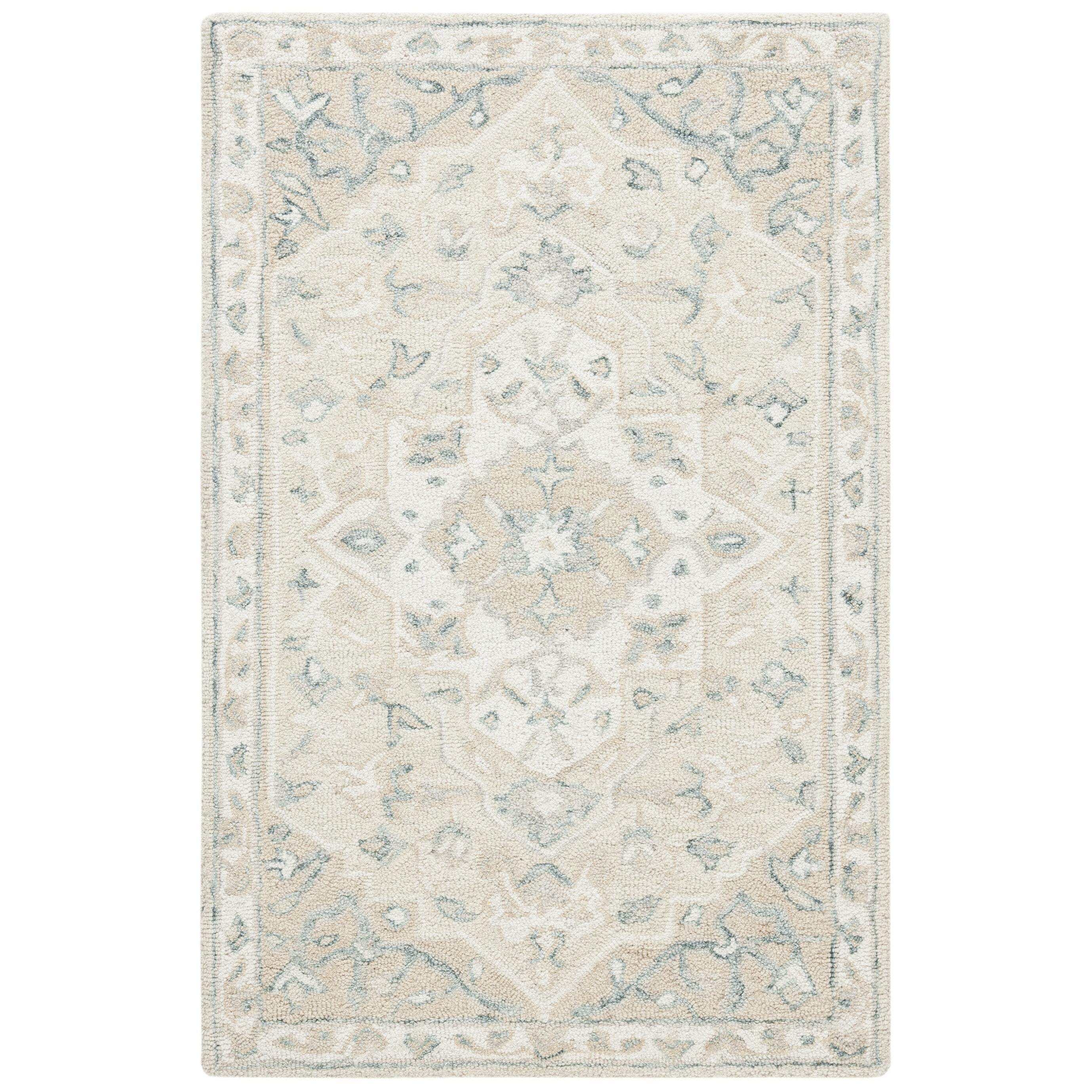 SAFAVIEH Handmade Micro-Loop Selveta Wool Rug