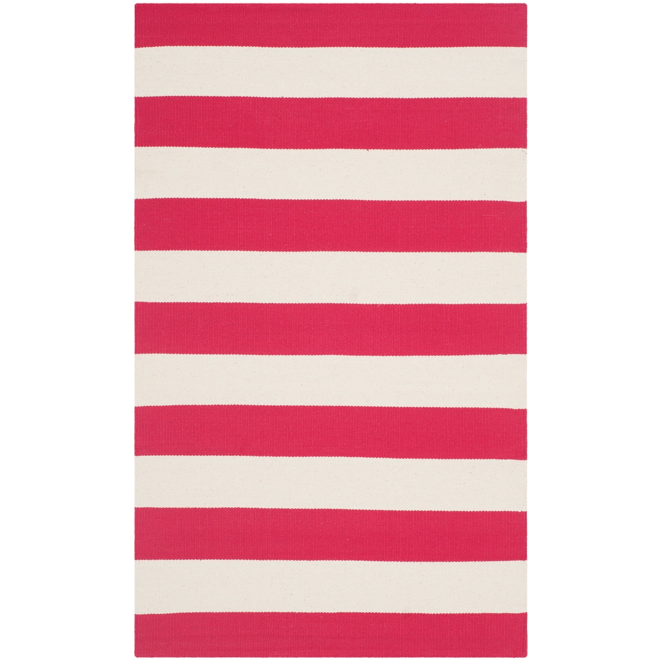 SAFAVIEH Handmade Montauk Geltrude Stripe Cotton Flatweave Rug