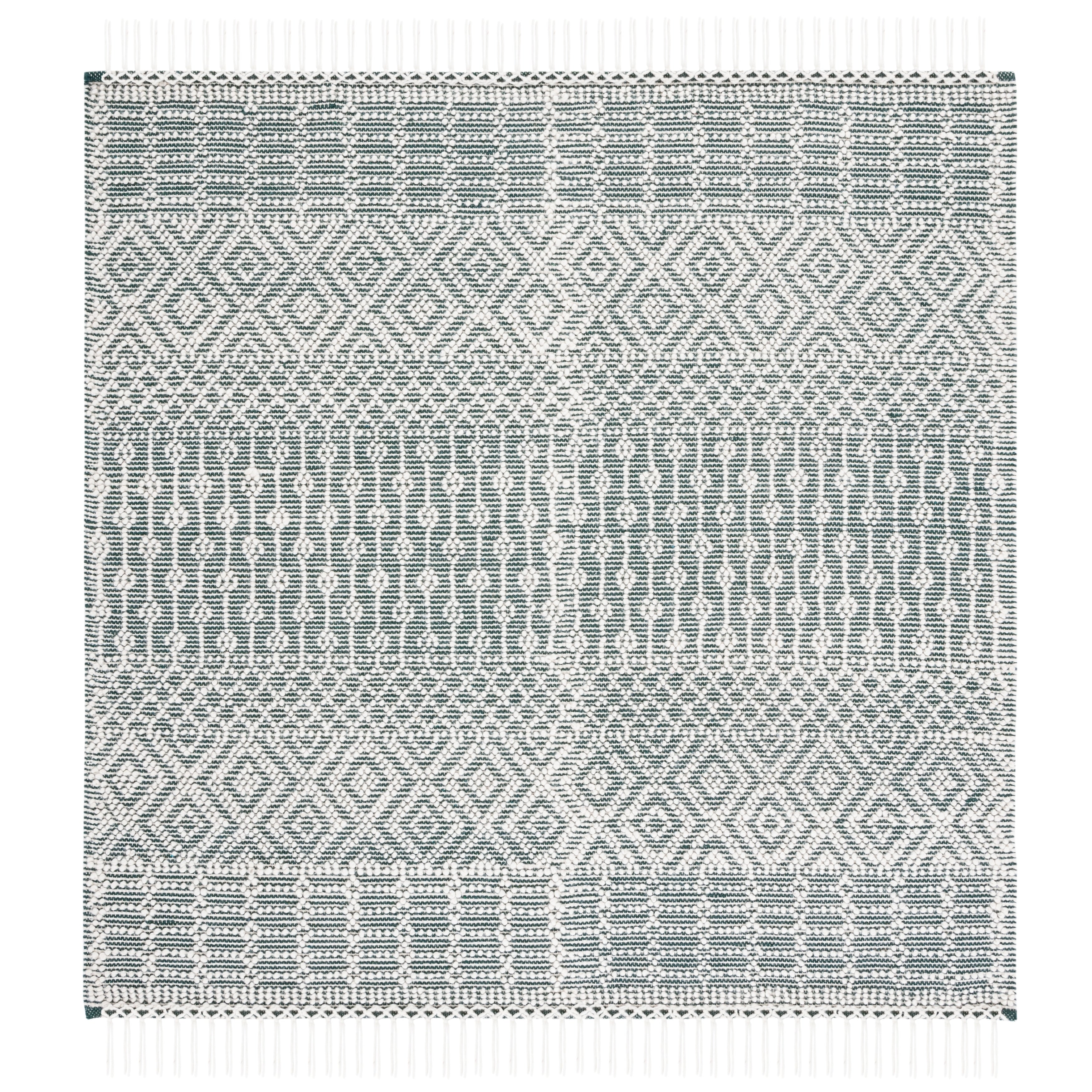SAFAVIEH Handmade Natura Estel Wool Fringe Rug