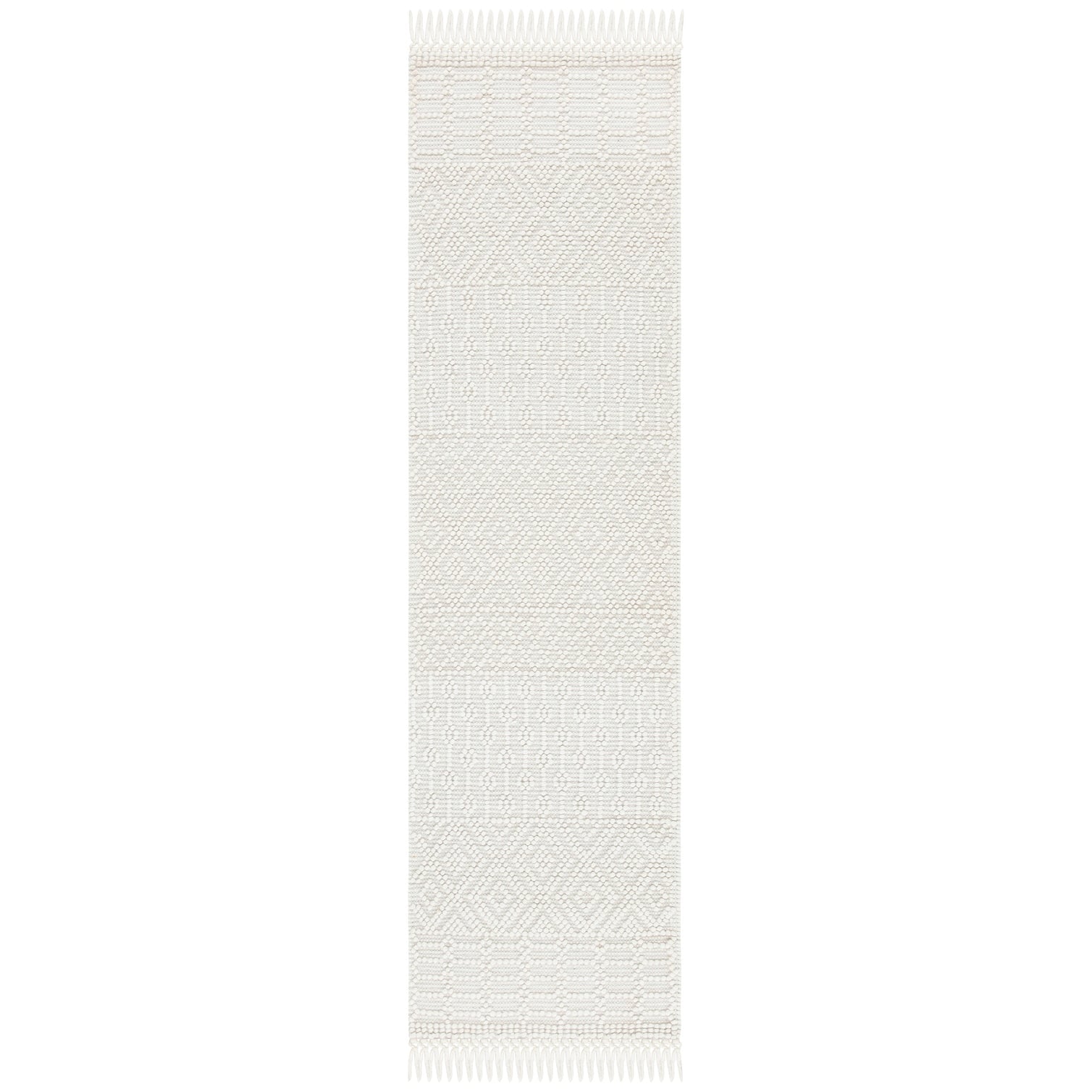 SAFAVIEH Handmade Natura Estel Wool Fringe Rug