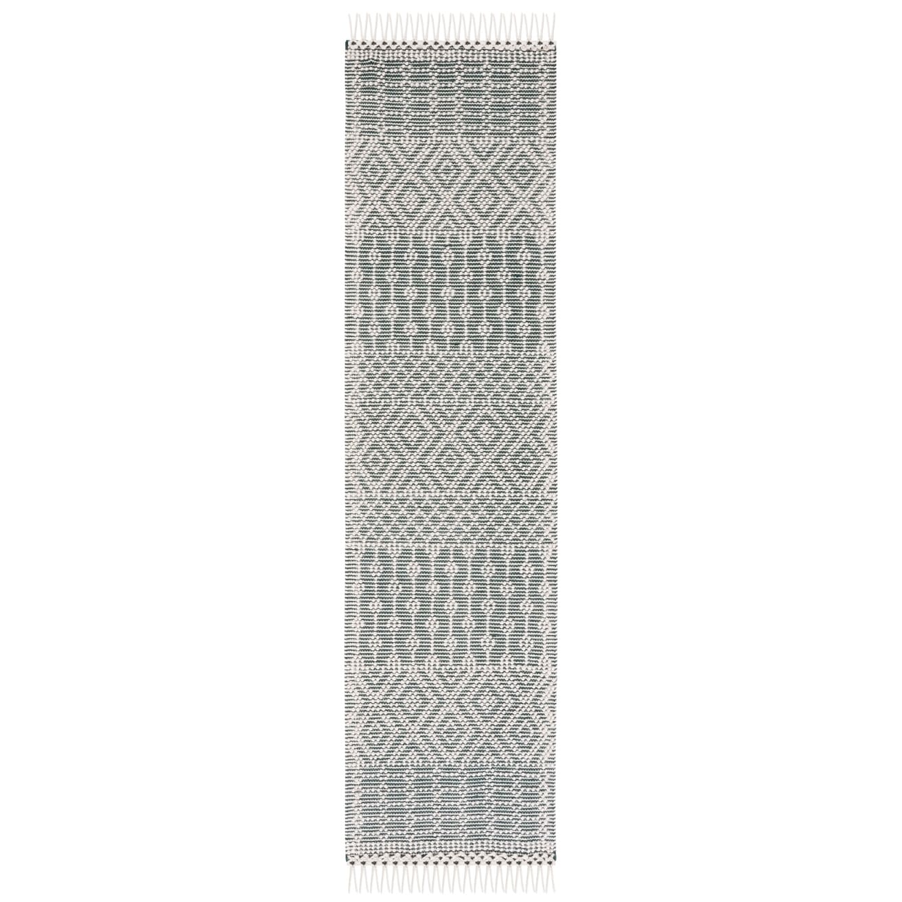 SAFAVIEH Handmade Natura Estel Wool Fringe Rug