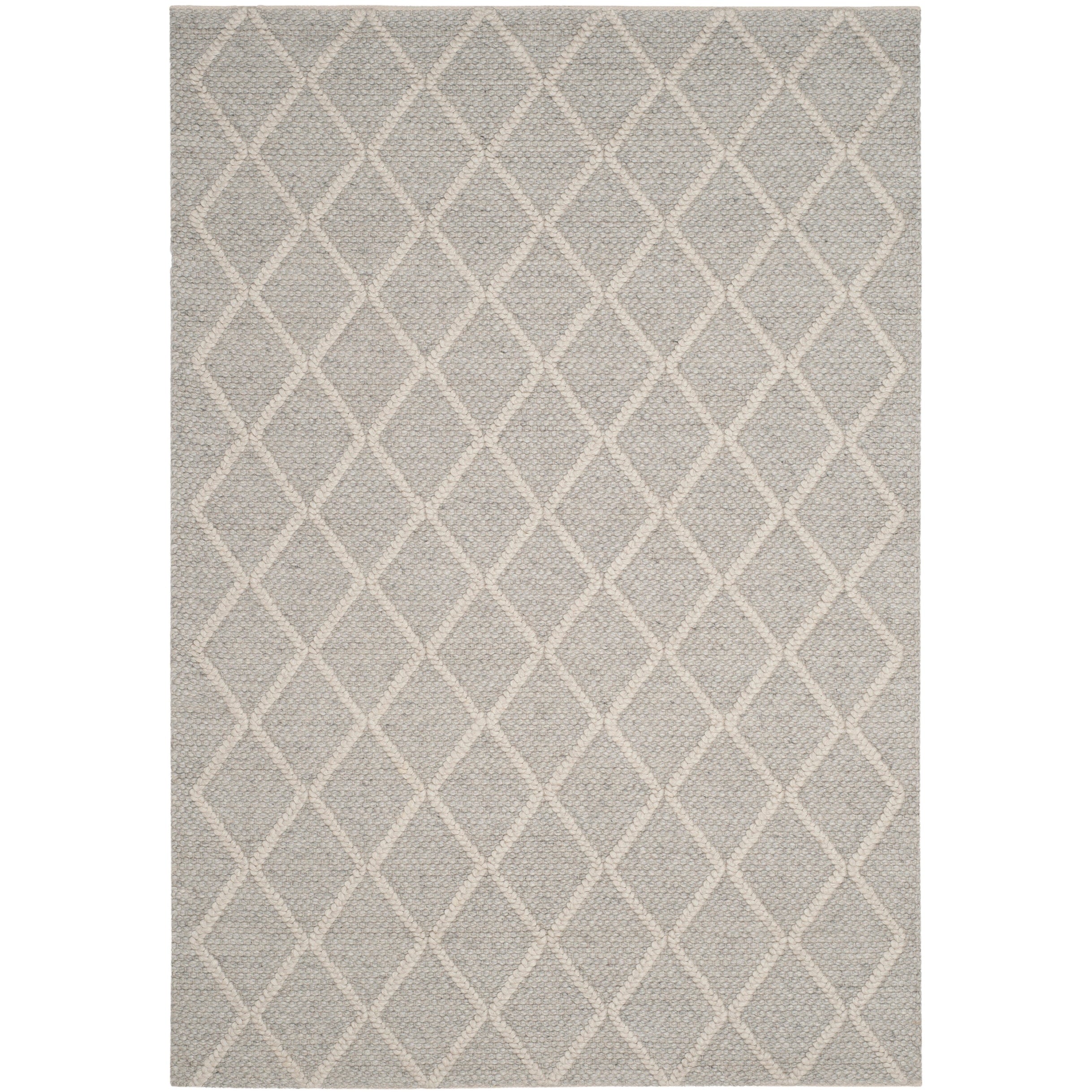 SAFAVIEH Handmade Natura Metje Wool/ Viscose Trellis Rug