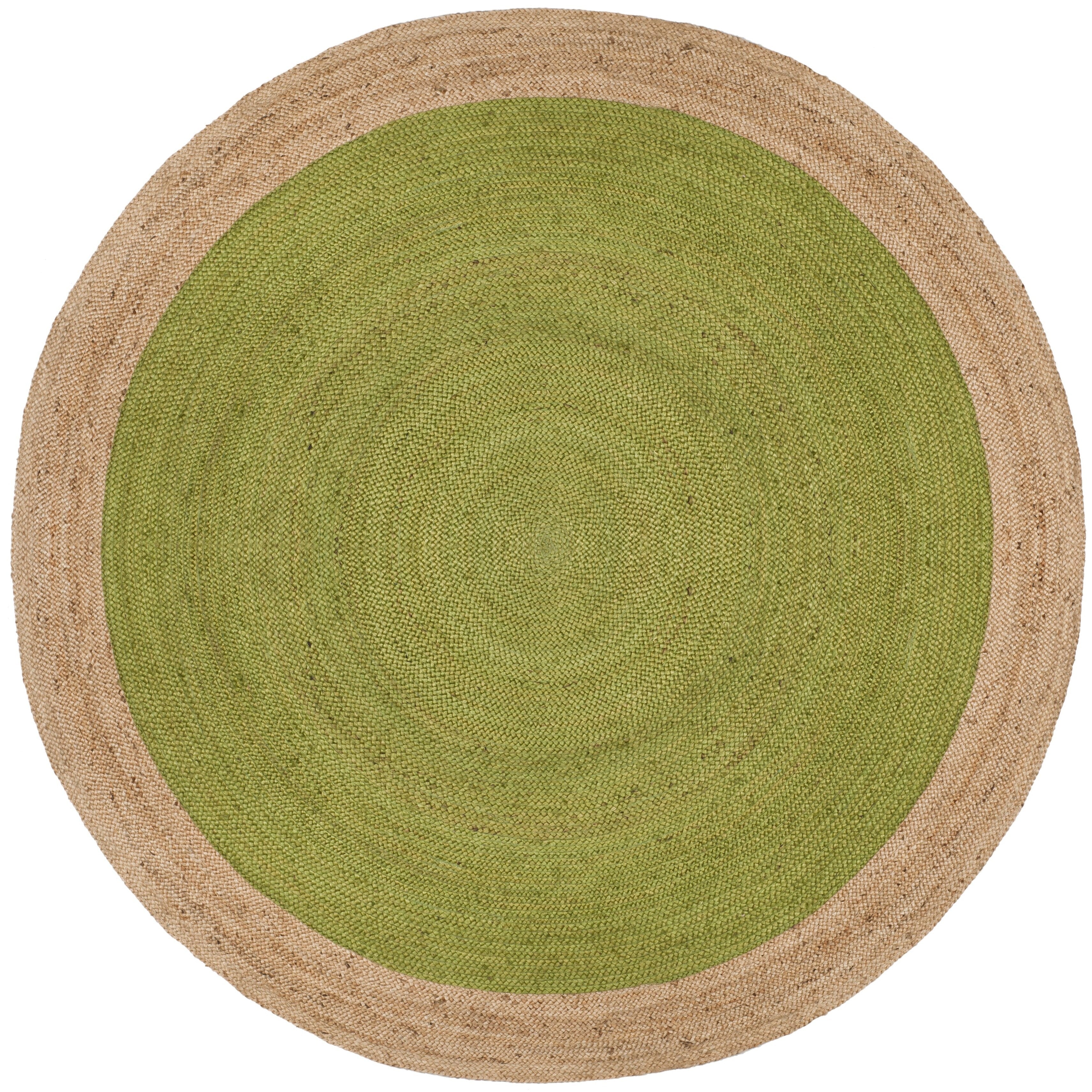 SAFAVIEH Handmade Natural Fiber Jolette Bordered Round Jute Rug