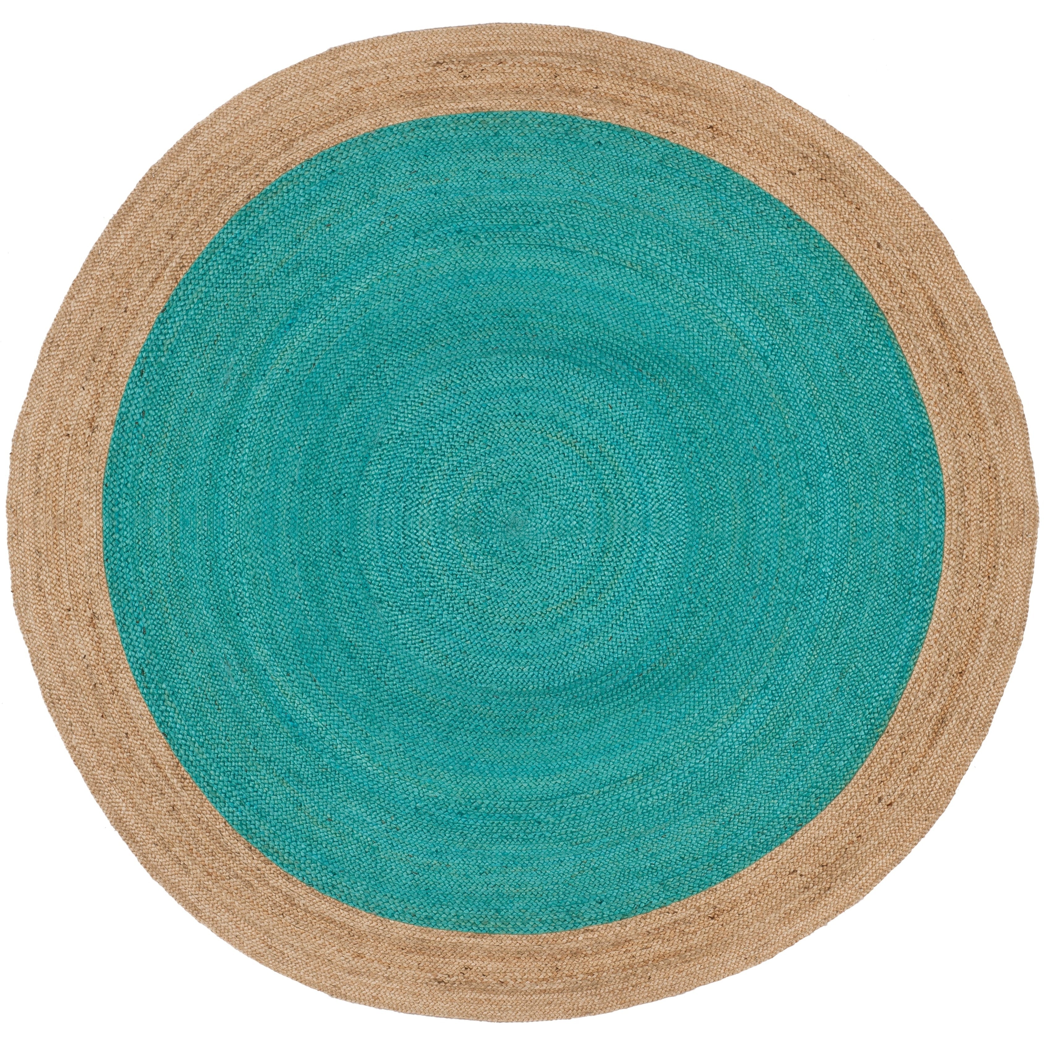 SAFAVIEH Handmade Natural Fiber Jolette Bordered Round Jute Rug