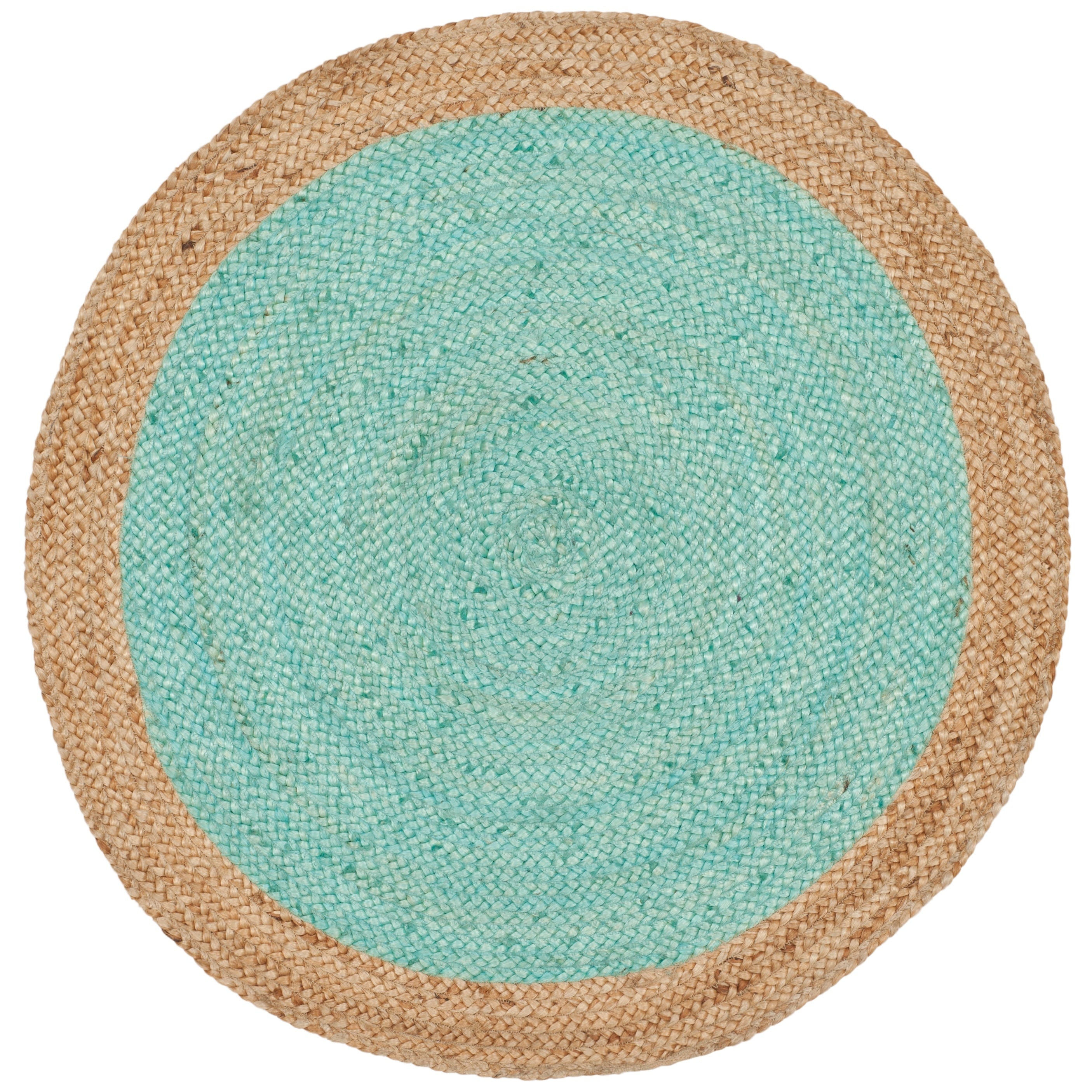 SAFAVIEH Handmade Natural Fiber Jolette Bordered Round Jute Rug