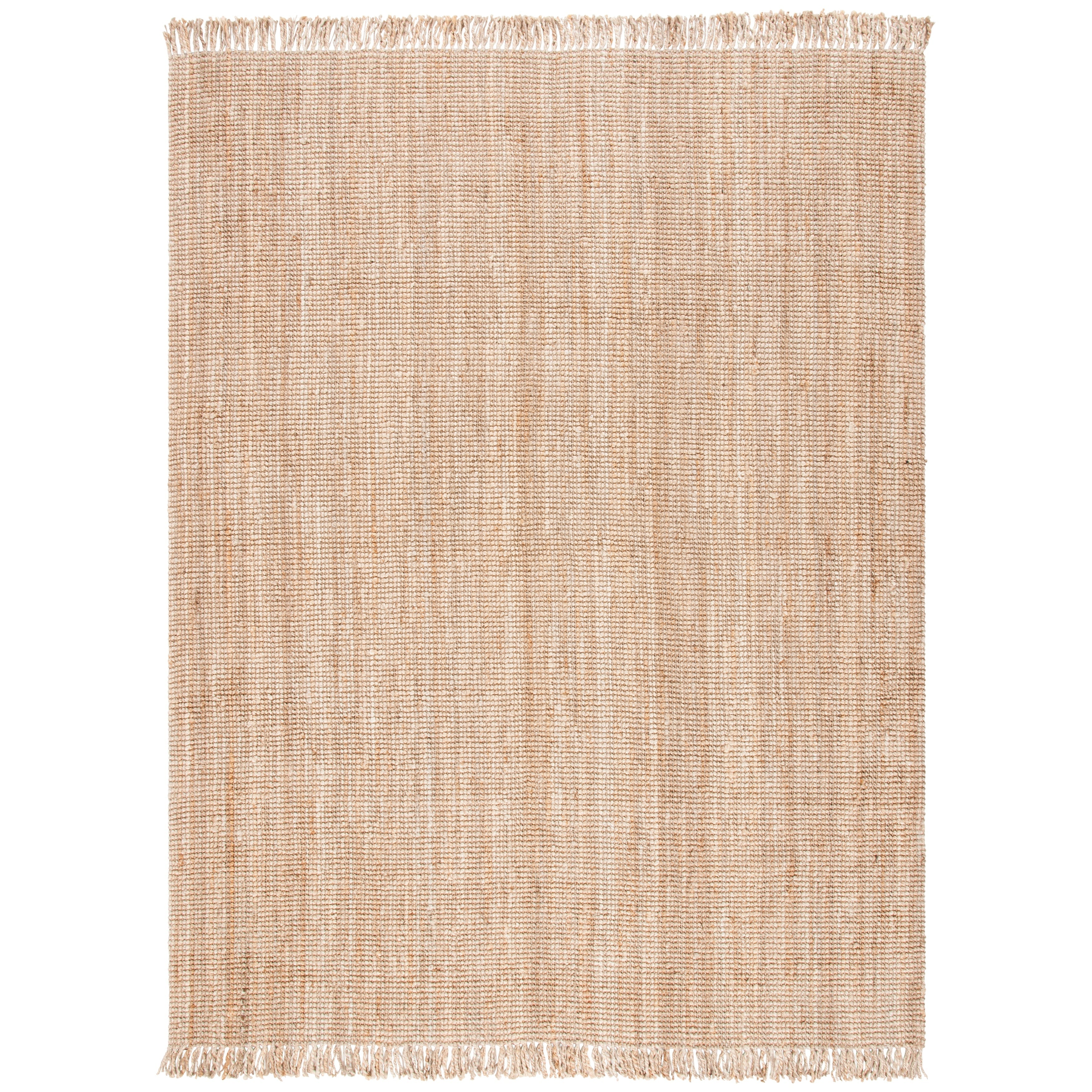 SAFAVIEH Handmade Natural Fiber Mirnesa Jute Rug with Fringe