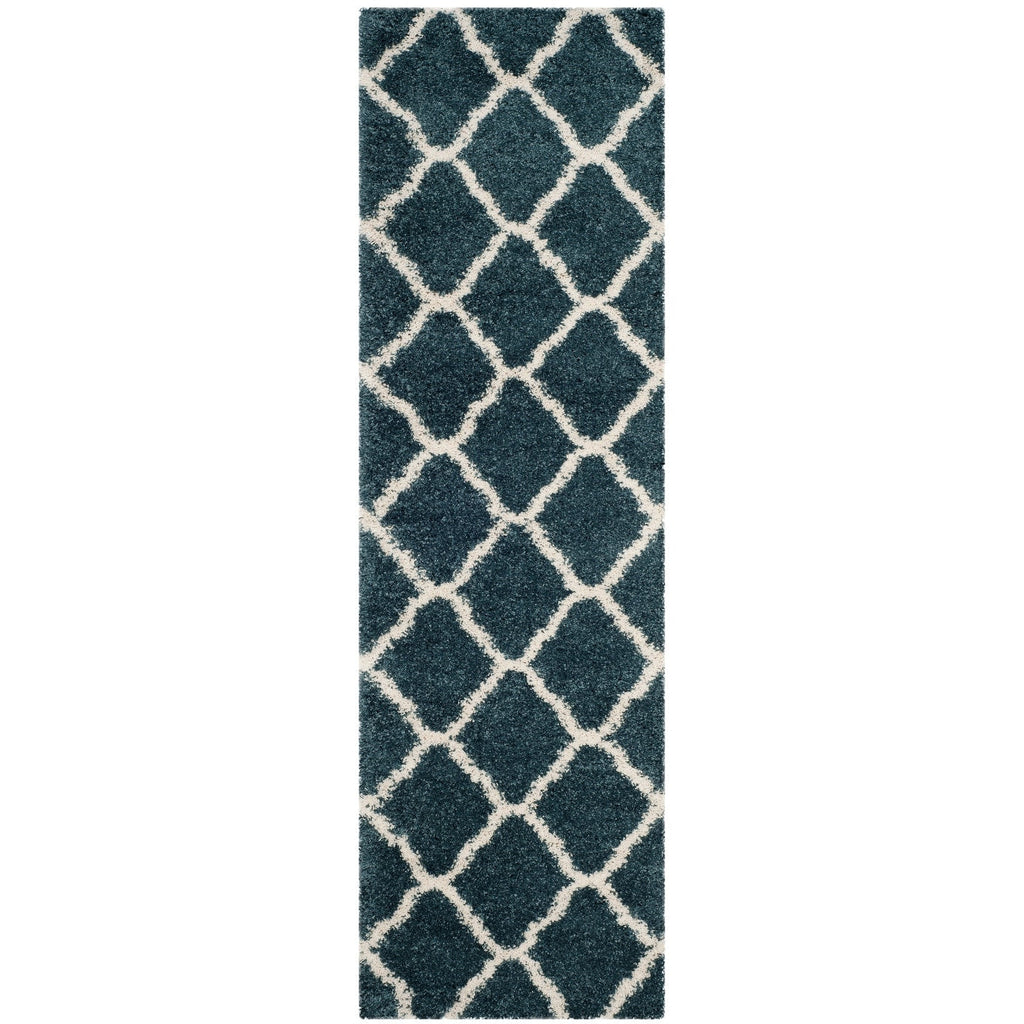 SAFAVIEH Hudson Shag Athena Trellis 2-inch Thick Rug