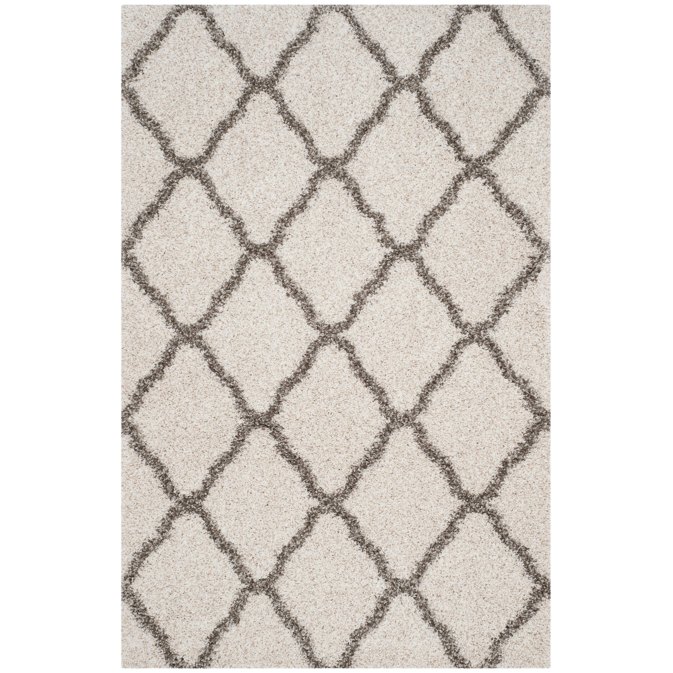 SAFAVIEH Hudson Shag Athena Trellis 2-inch Thick Rug