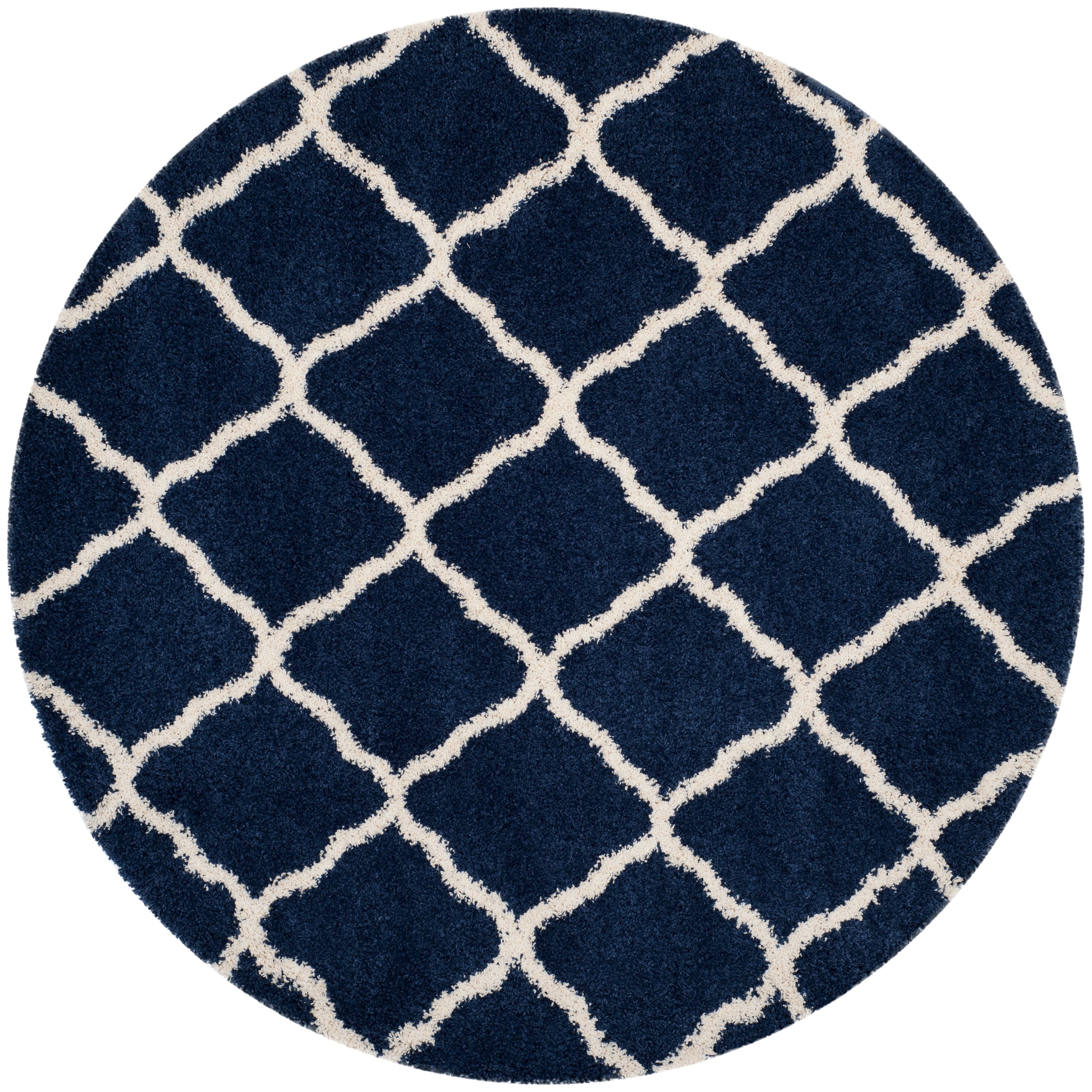 SAFAVIEH Hudson Shag Athena Trellis 2-inch Thick Rug