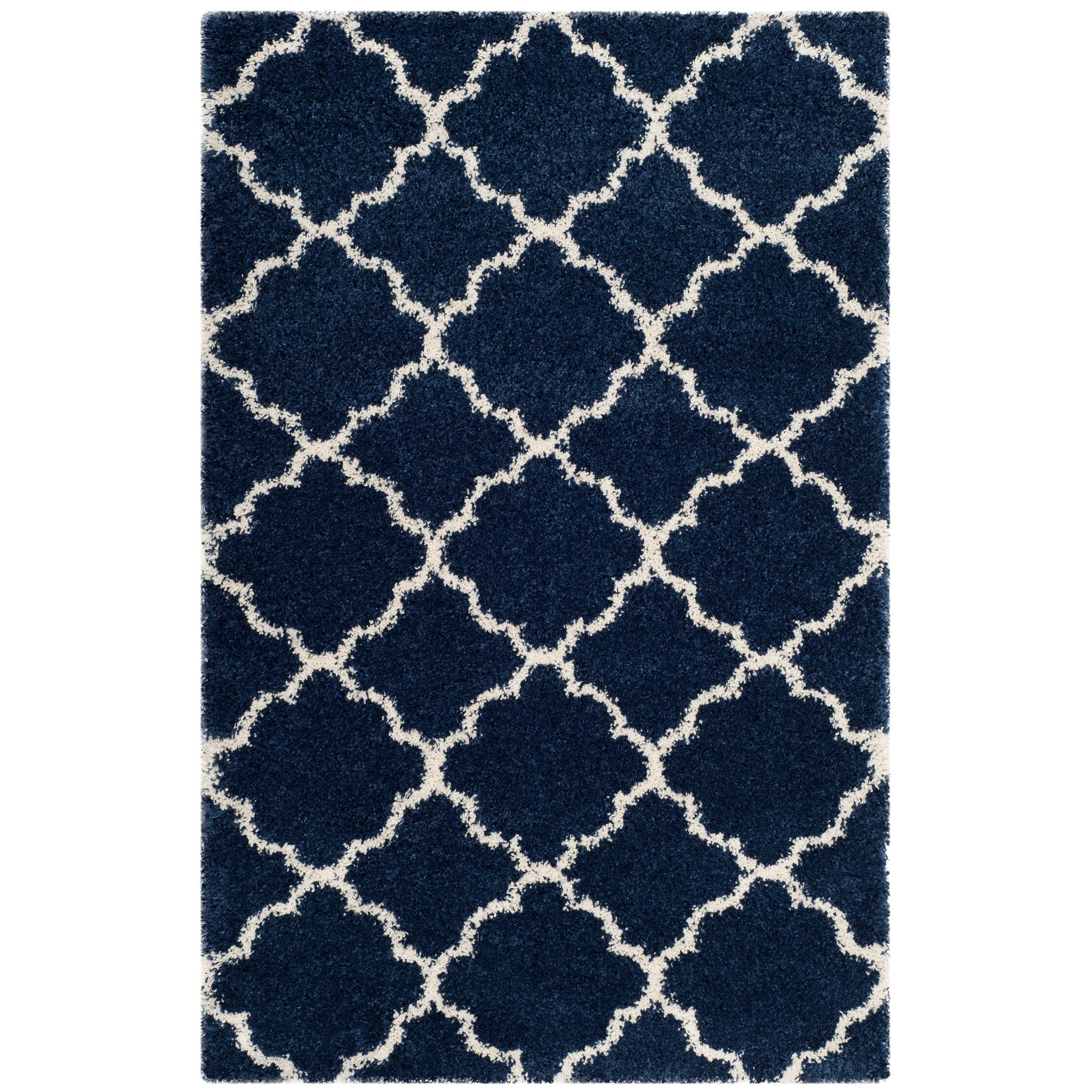 SAFAVIEH Hudson Shag Jeryl Glam Trellis 2-inch Area Rug