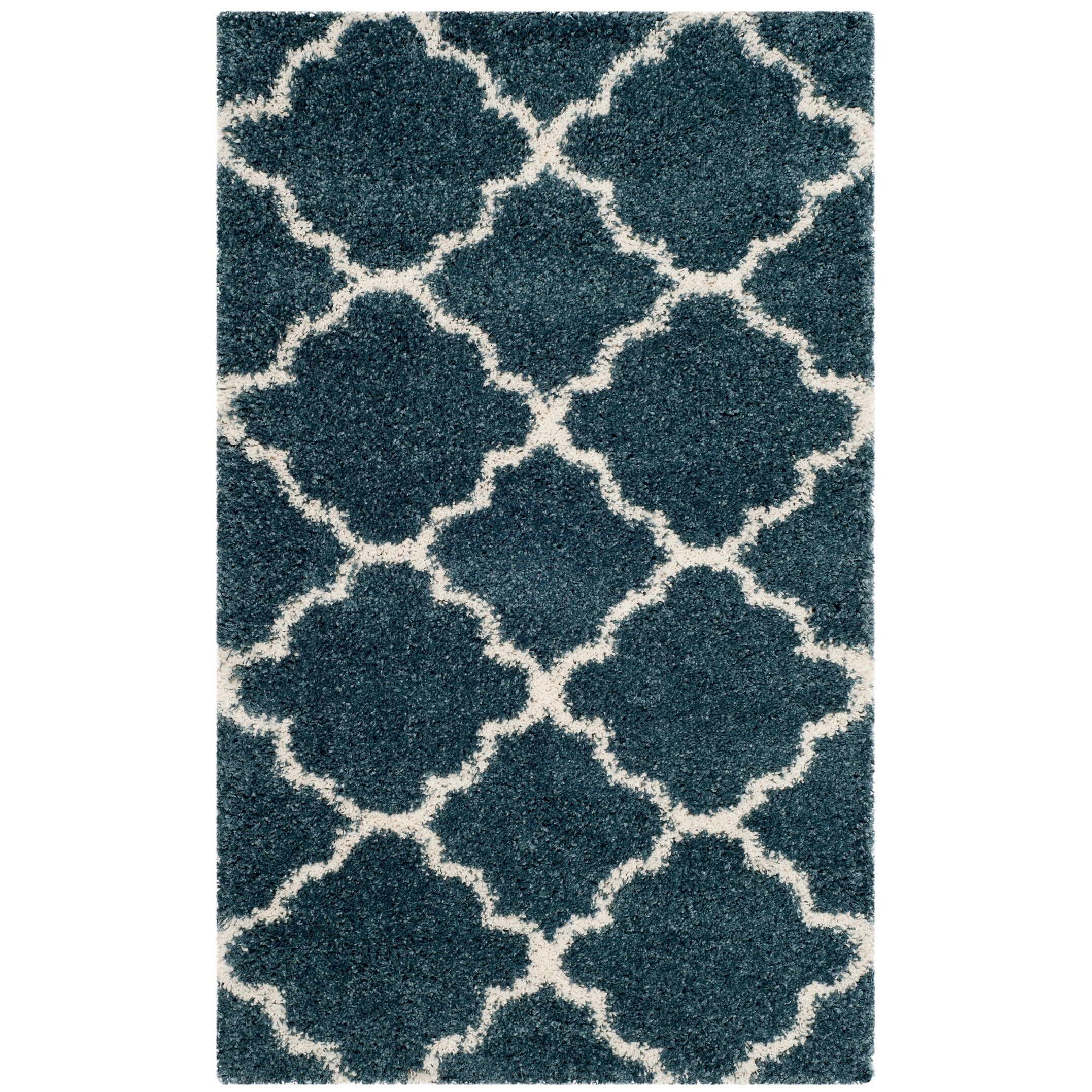 SAFAVIEH Hudson Shag Jeryl Glam Trellis 2-inch Area Rug