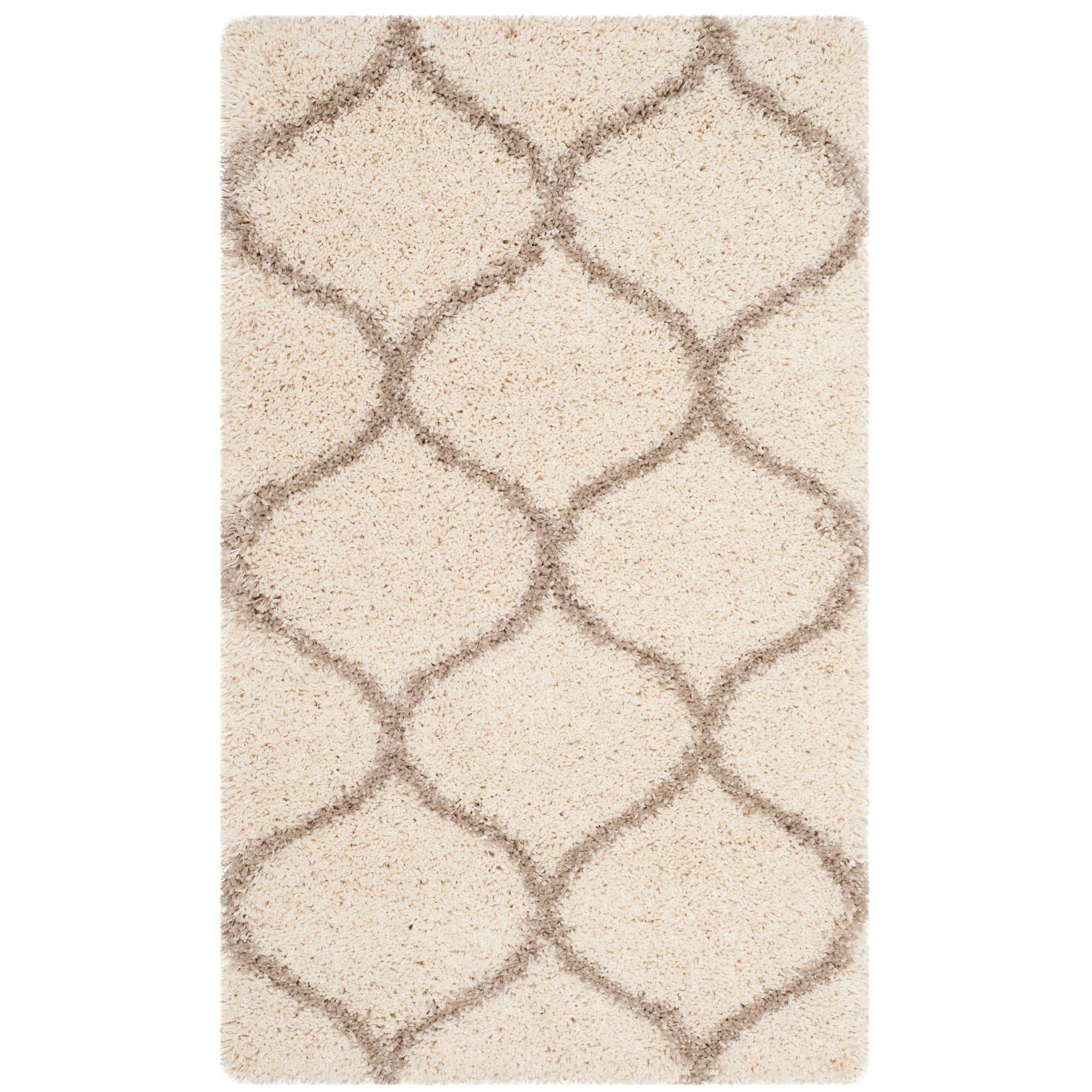 SAFAVIEH Hudson Shag Pushpa Trellis 2-inch Thick Area Rug
