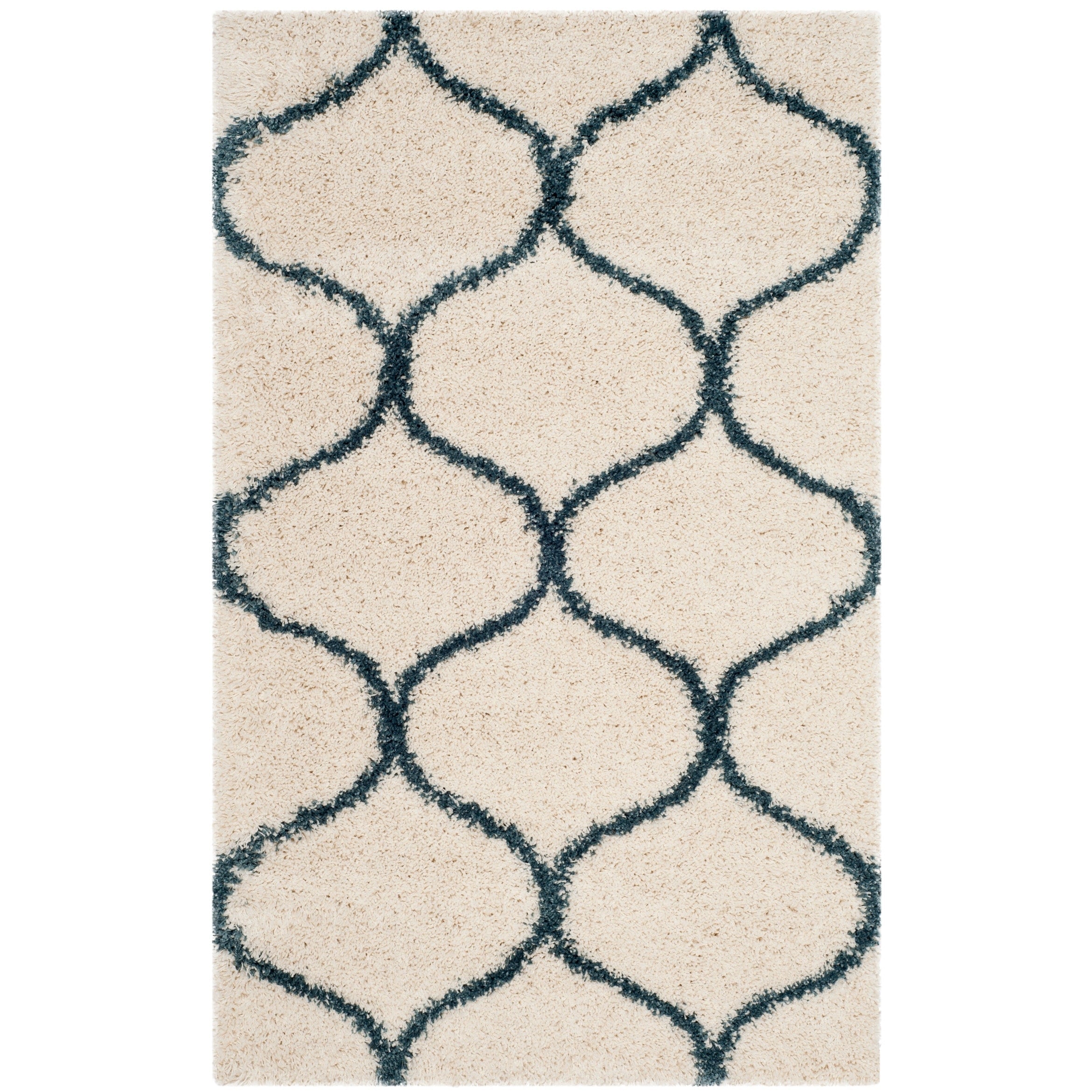 SAFAVIEH Hudson Shag Pushpa Trellis 2-inch Thick Area Rug