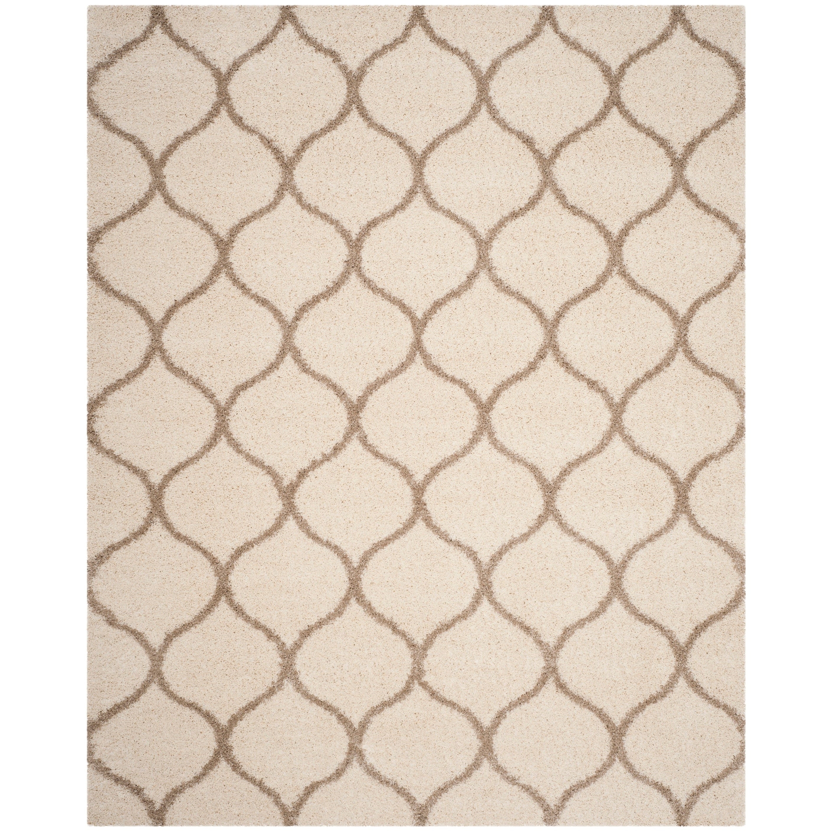 SAFAVIEH Hudson Shag Pushpa Trellis 2-inch Thick Area Rug