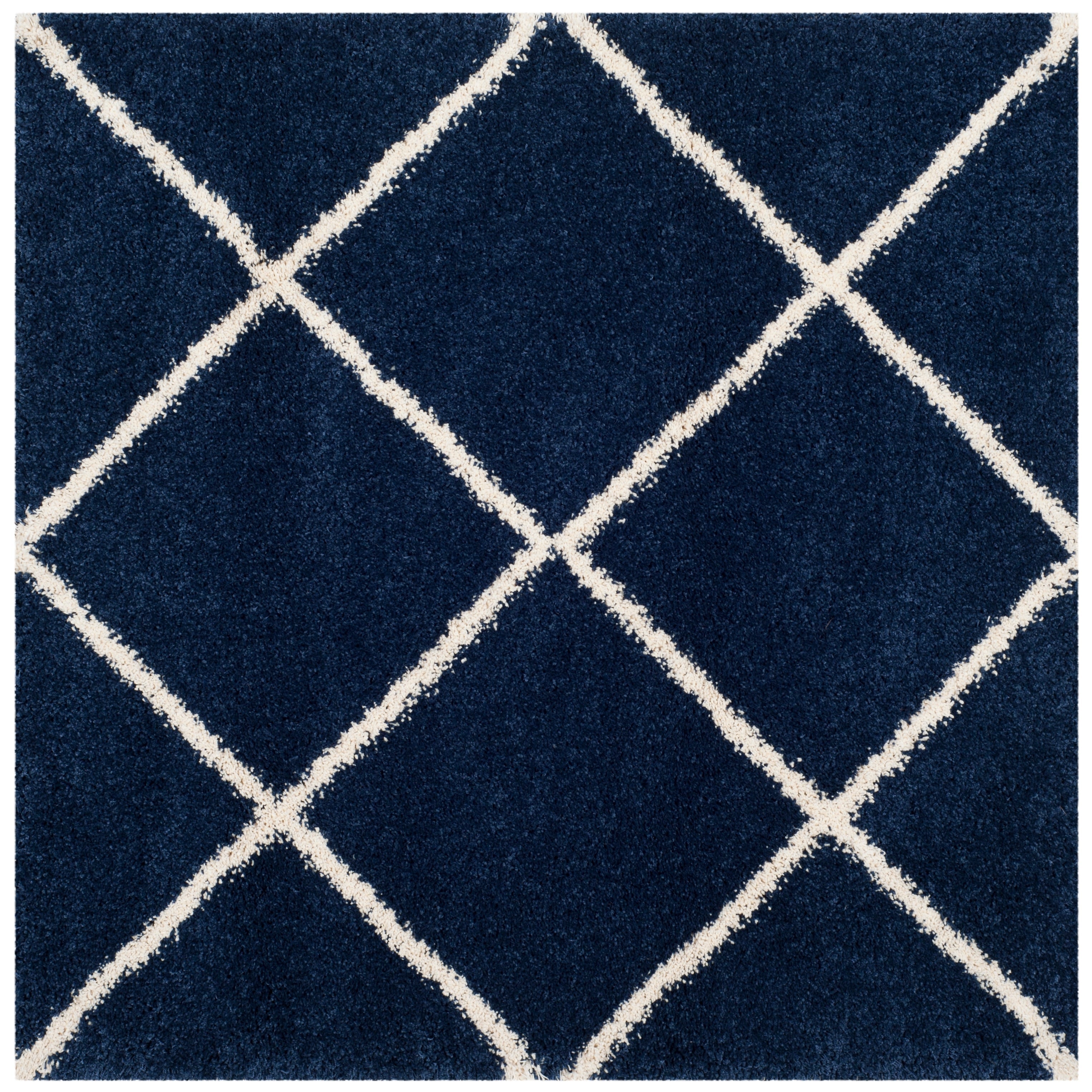 SAFAVIEH Hudson Shag Raili Diamond Trellis 2-inch Thick Rug