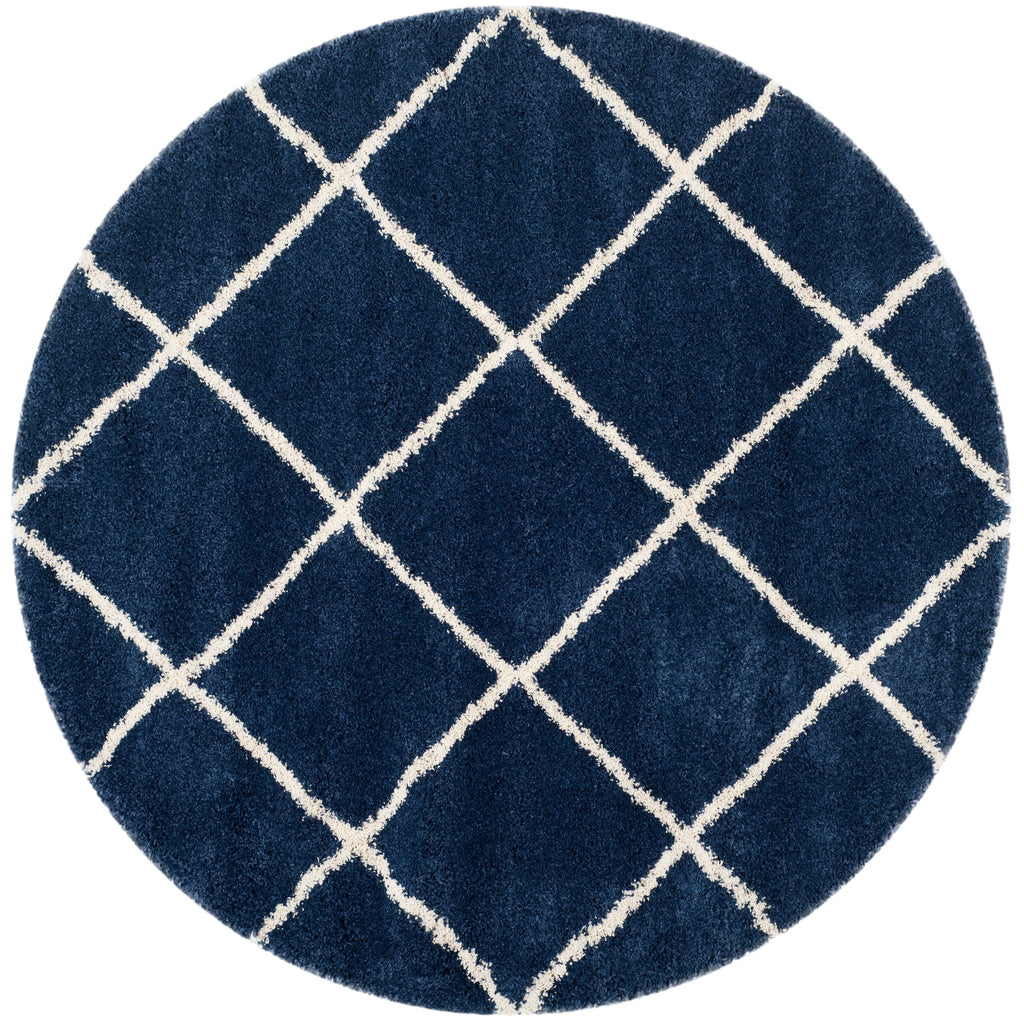 SAFAVIEH Hudson Shag Raili Diamond Trellis 2-inch Thick Rug