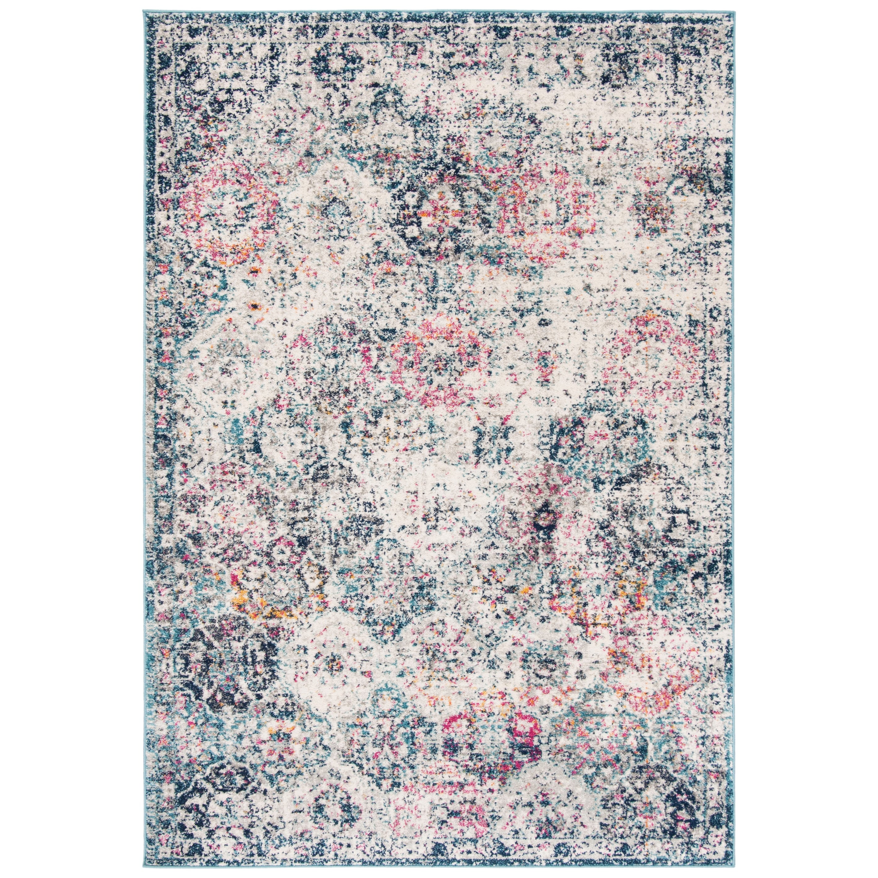 SAFAVIEH Madison Bettylou Boho Chic Distressed Area Rug