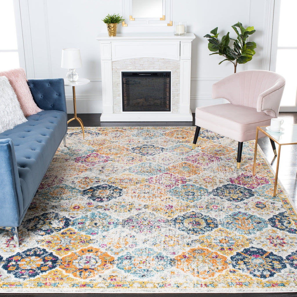 SAFAVIEH Madison Bettylou Boho Chic Distressed Area Rug