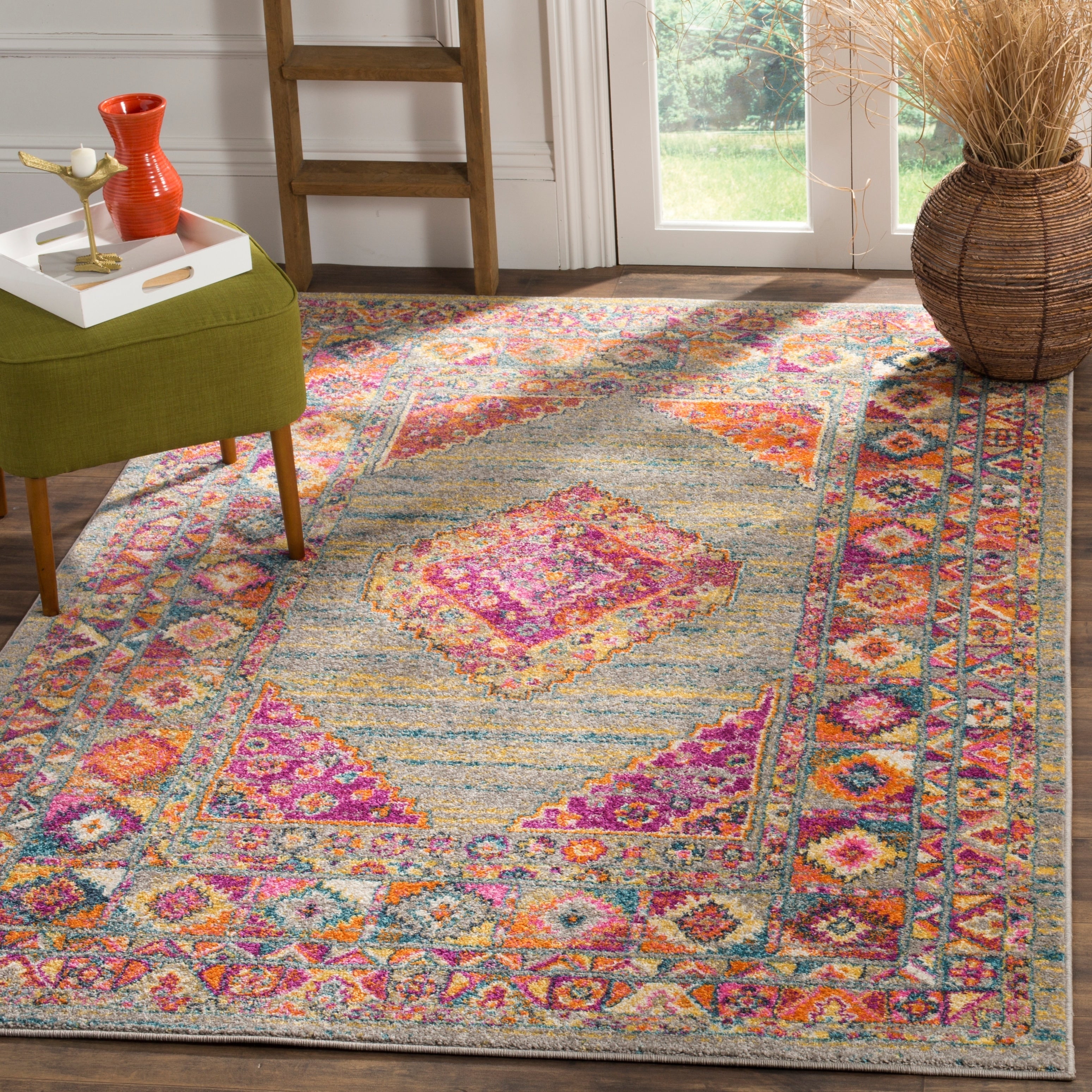 SAFAVIEH Madison Beverlee Vintage Boho Oriental Rug
