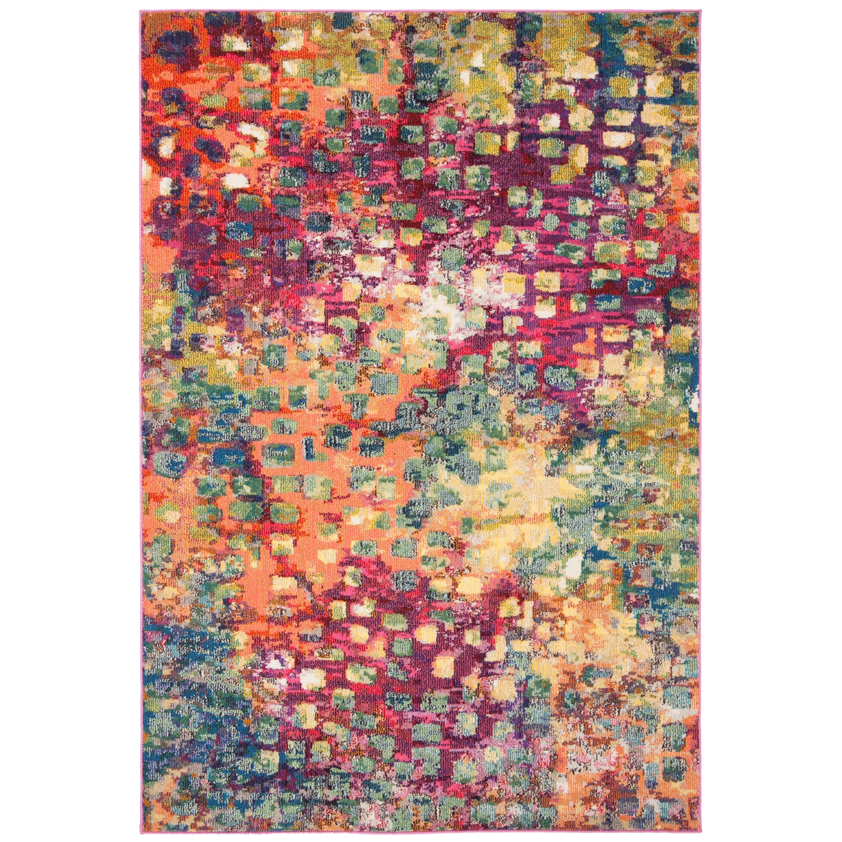 SAFAVIEH Madison Cherie Modern Abstract Watercolor Rug
