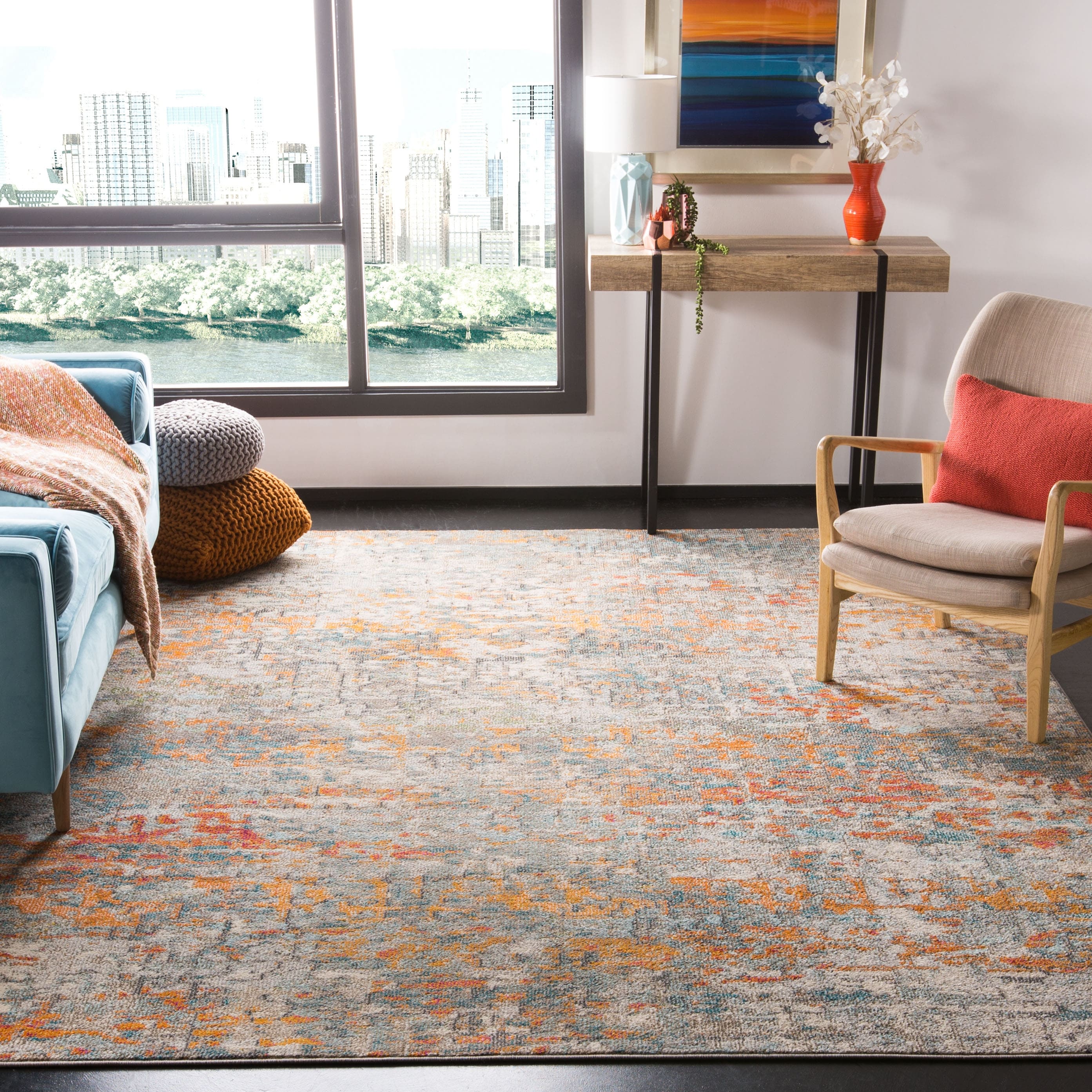 SAFAVIEH Madison Coleen Modern Abstract Rug