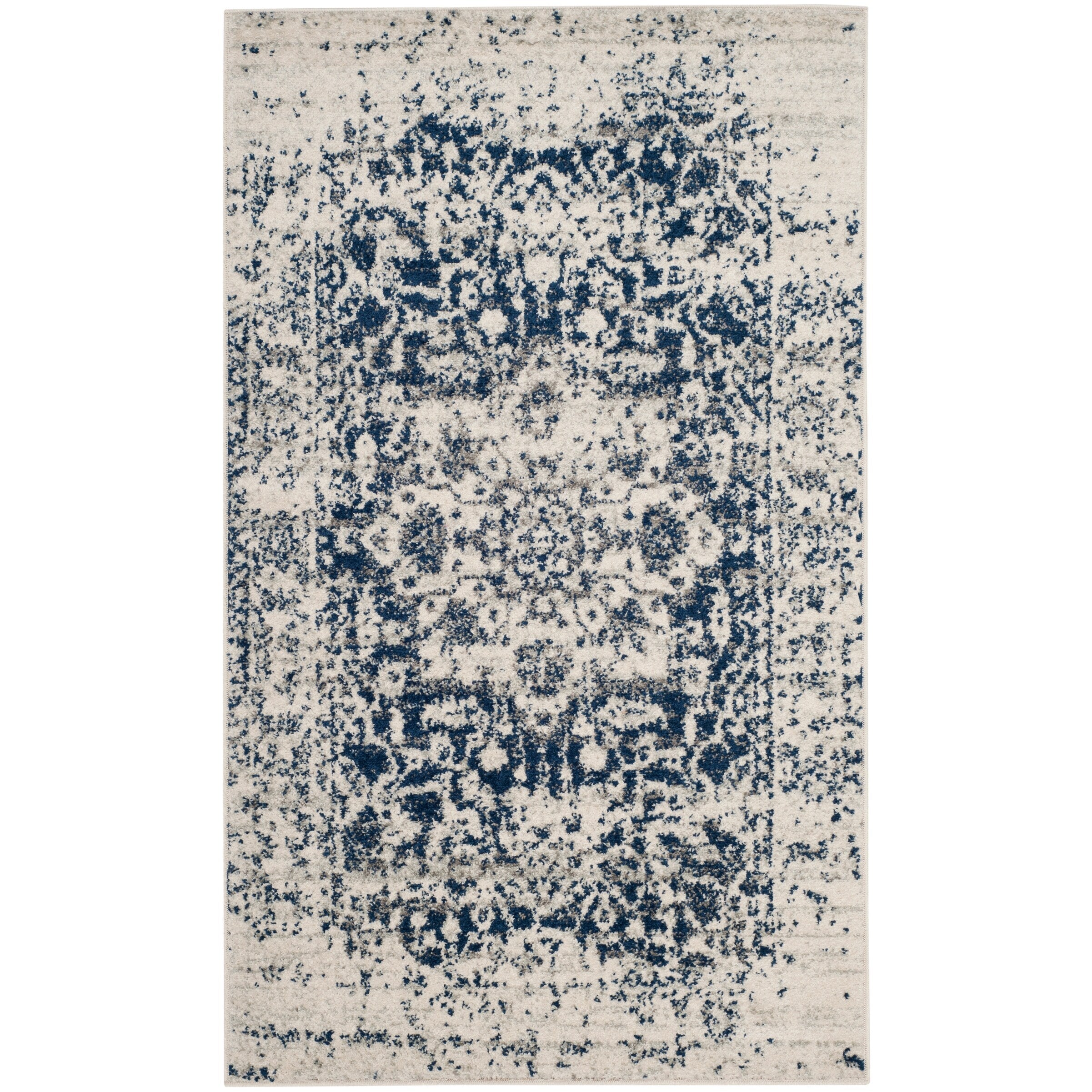 SAFAVIEH Madison Delois Medallion Rustic Farmhouse Distressed Rug