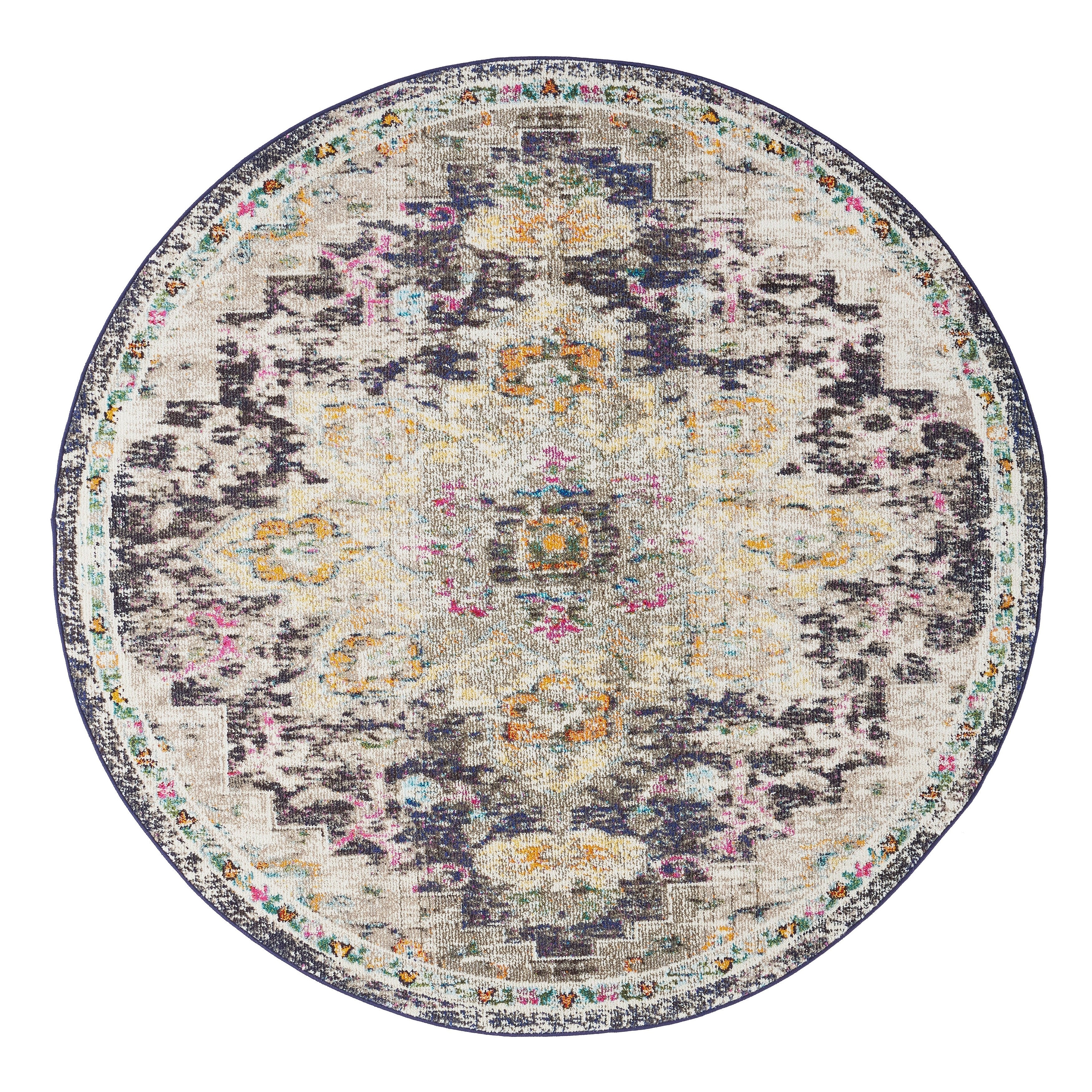 SAFAVIEH Madison Katelijne Boho Medallion Distressed Area Rug