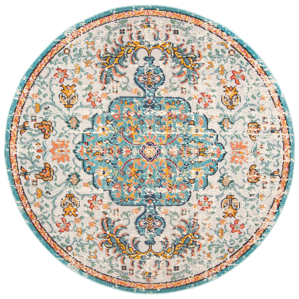 SAFAVIEH Madison Libusa Boho Medallion Distressed Rug